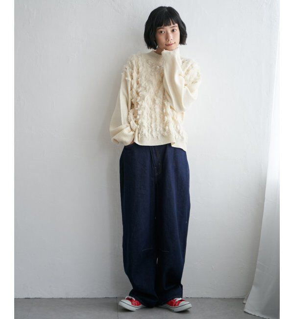 Lbc with Life「フリンジニットプルオーバー」|カーディガン|