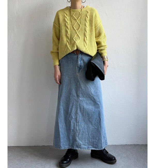 Lbc with Life「マットモールケーブルニットプルオーバー」|カーディガン|