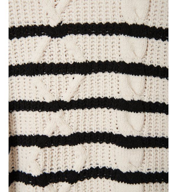 Lbc with Life「マットモールケーブルニットプルオーバー」|カーディガン|