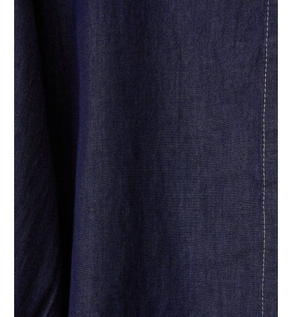 Lbc with Life「デニムコットンシャーリングブラウス」|シャツ・ブラウス|