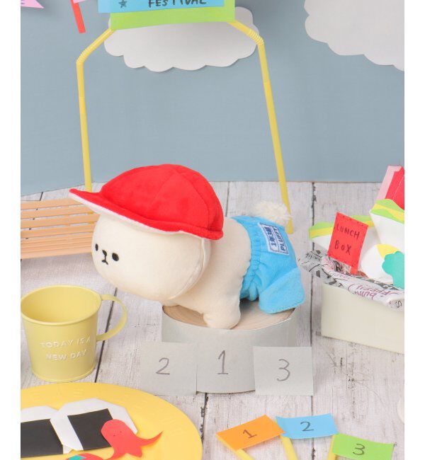 Lbc with Life「PLUFFY かぶりもの 運動会」|クッション・クッションカバー|