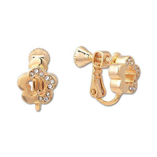 MARY QUANT「ハーフストーンデイジー イヤリング2」|イヤリング|