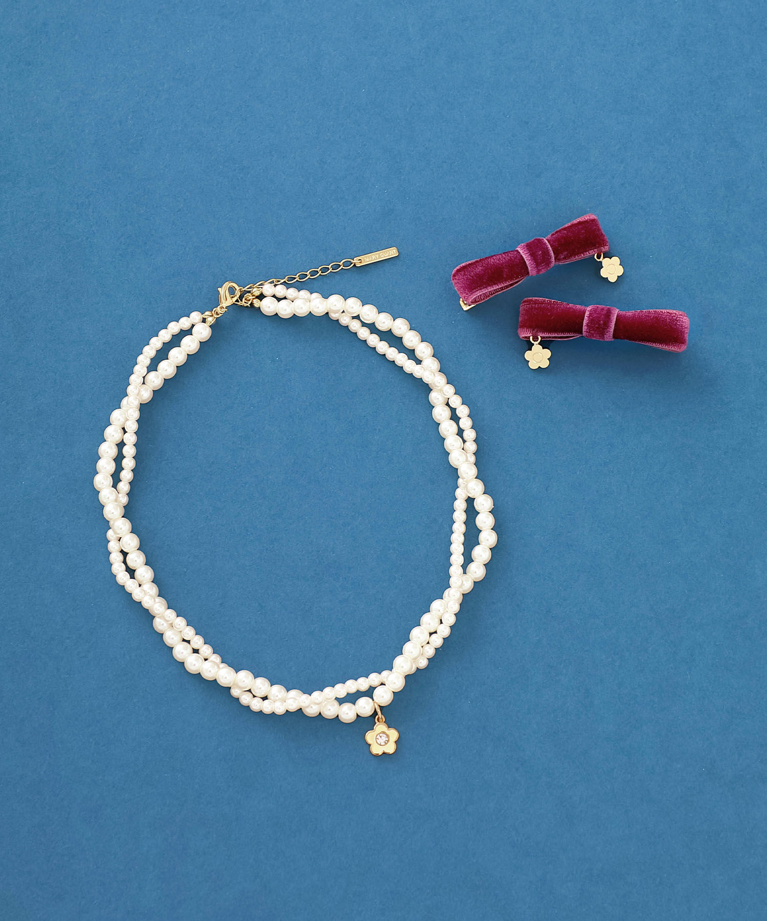 MARY QUANT「メタルデイジーパール ネックレス」|ネックレス|