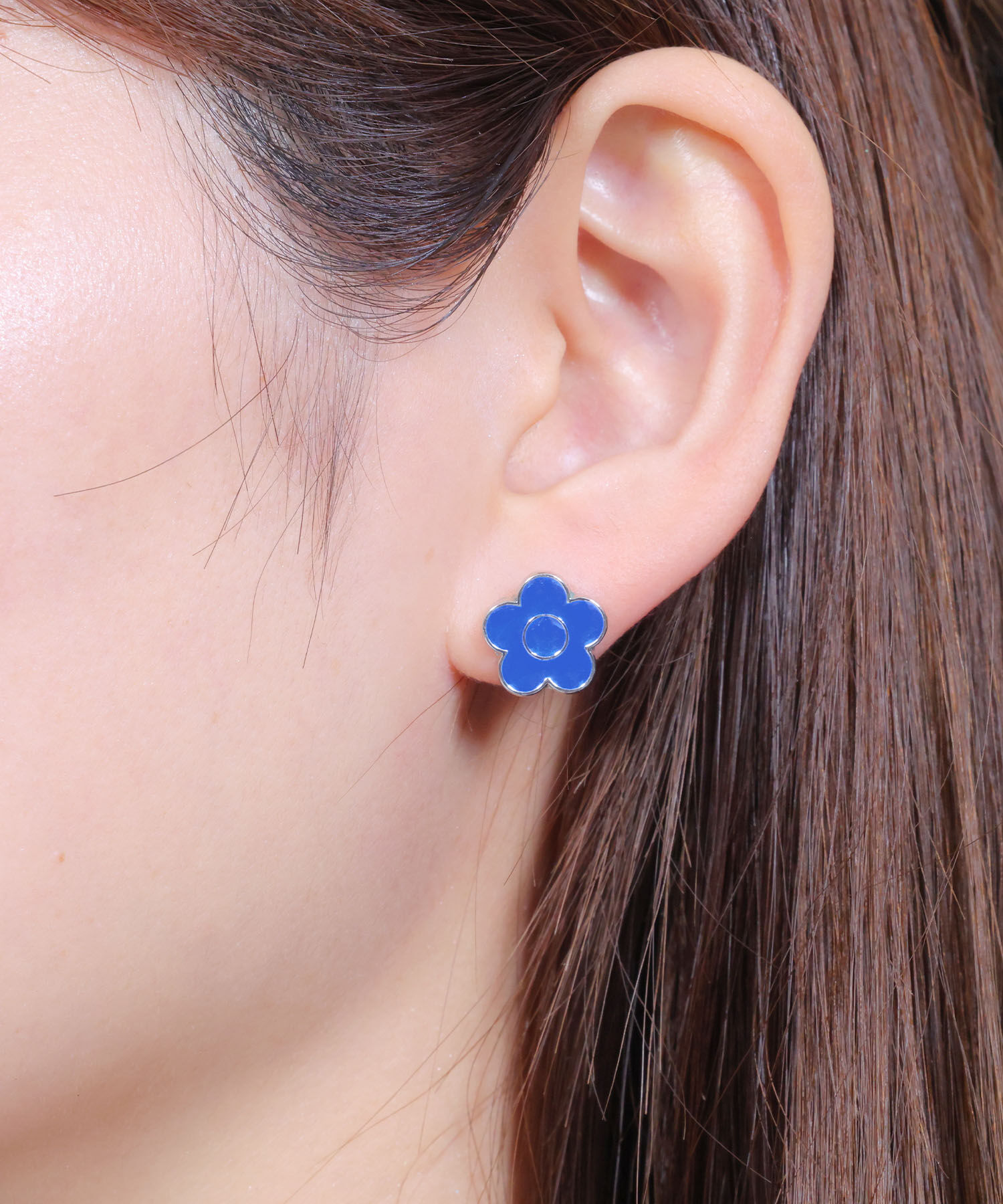MARY QUANT「カラフルエポ ピアス」|ピアス|ブルー