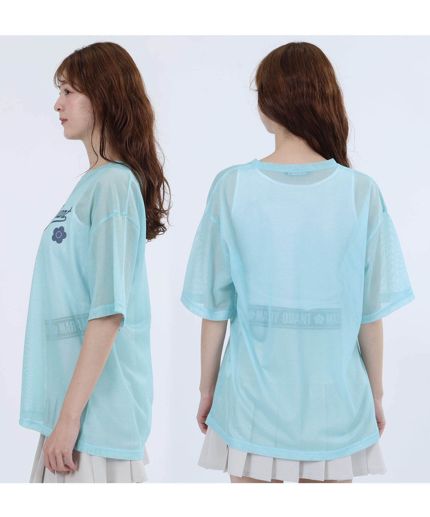 MARY QUANT「ベースボールロゴメッシュ Tシャツ」|Tシャツ・カットソー|