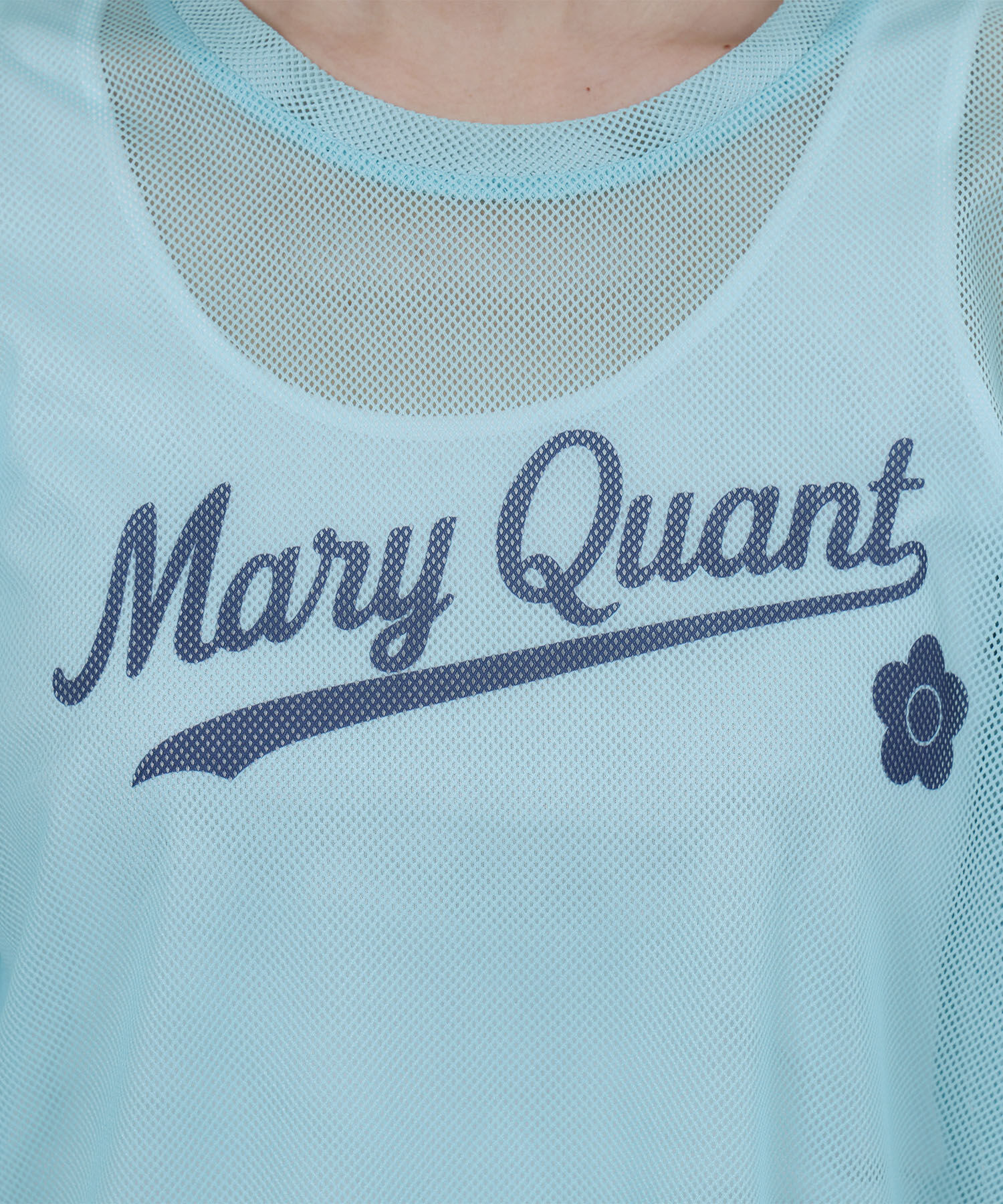 MARY QUANT「ベースボールロゴメッシュ Tシャツ」|Tシャツ・カットソー|