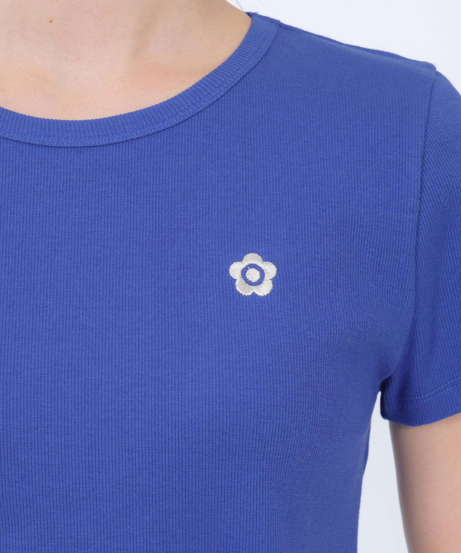 MARY QUANT「リブコンパクト Tシャツ」|Tシャツ・カットソー|