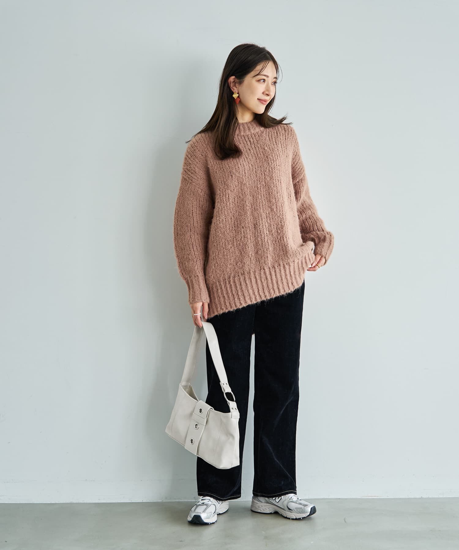 STYLE DELI「ルーズ編みニットビッグプルオーバー」|ニット・セーター|