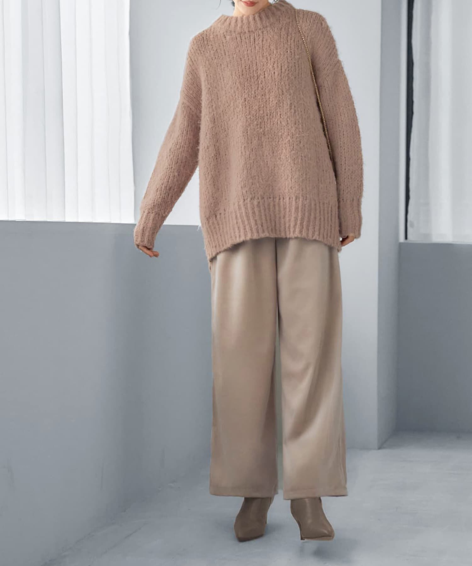 STYLE DELI「ルーズ編みニットビッグプルオーバー」|ニット・セーター|