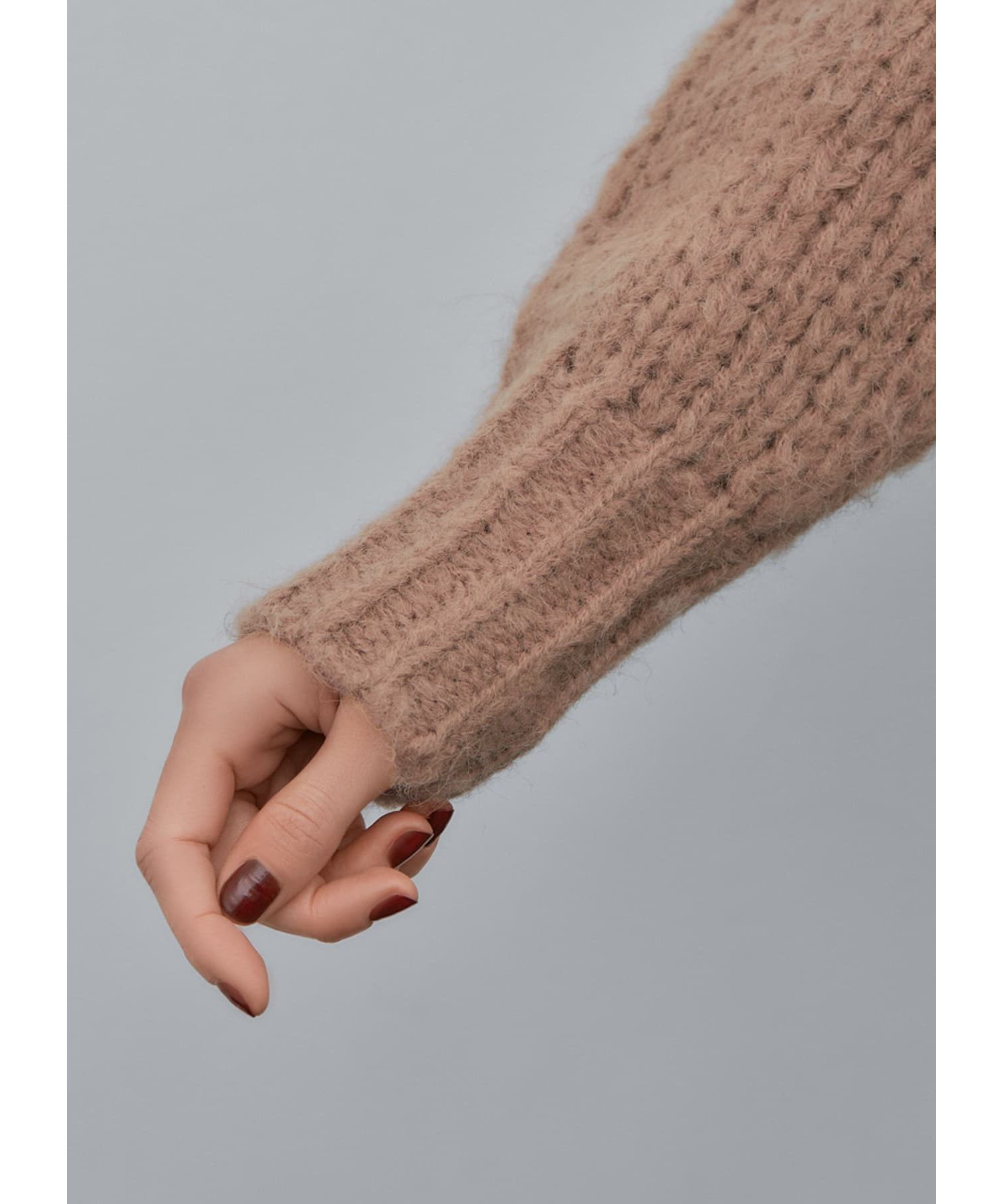 STYLE DELI「ルーズ編みニットビッグプルオーバー」|ニット・セーター|