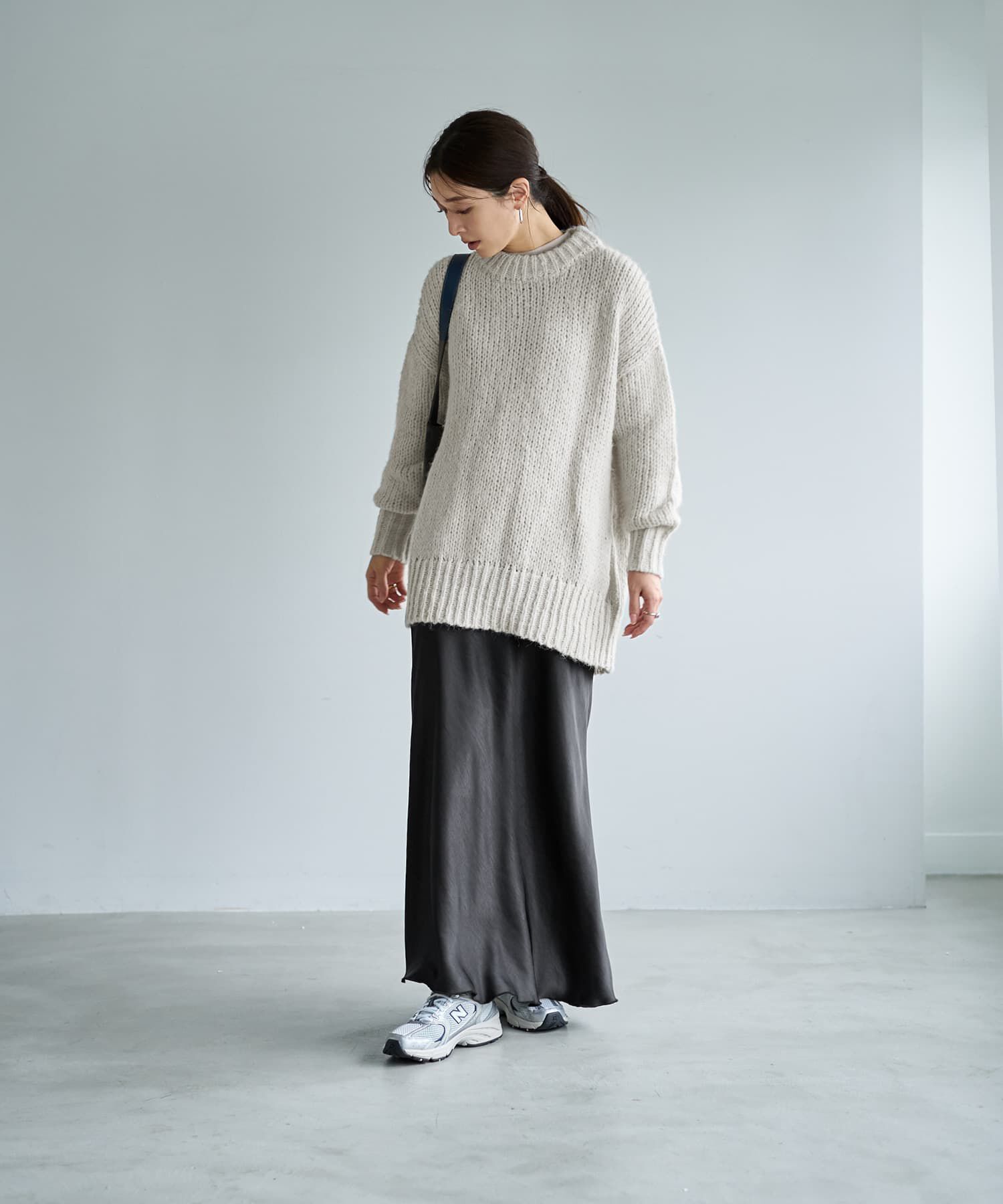 STYLE DELI「ルーズ編みニットビッグプルオーバー」|ニット・セーター|