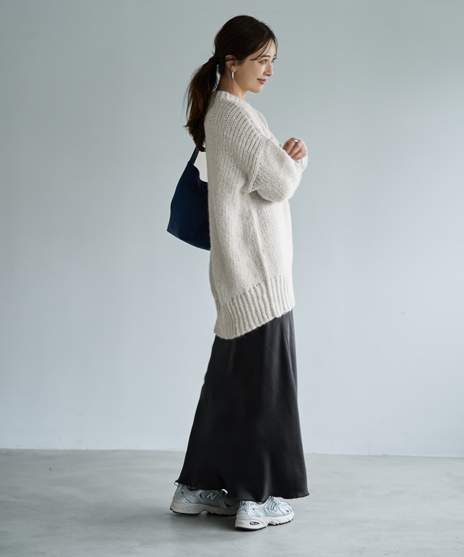 STYLE DELI「ルーズ編みニットビッグプルオーバー」|ニット・セーター|