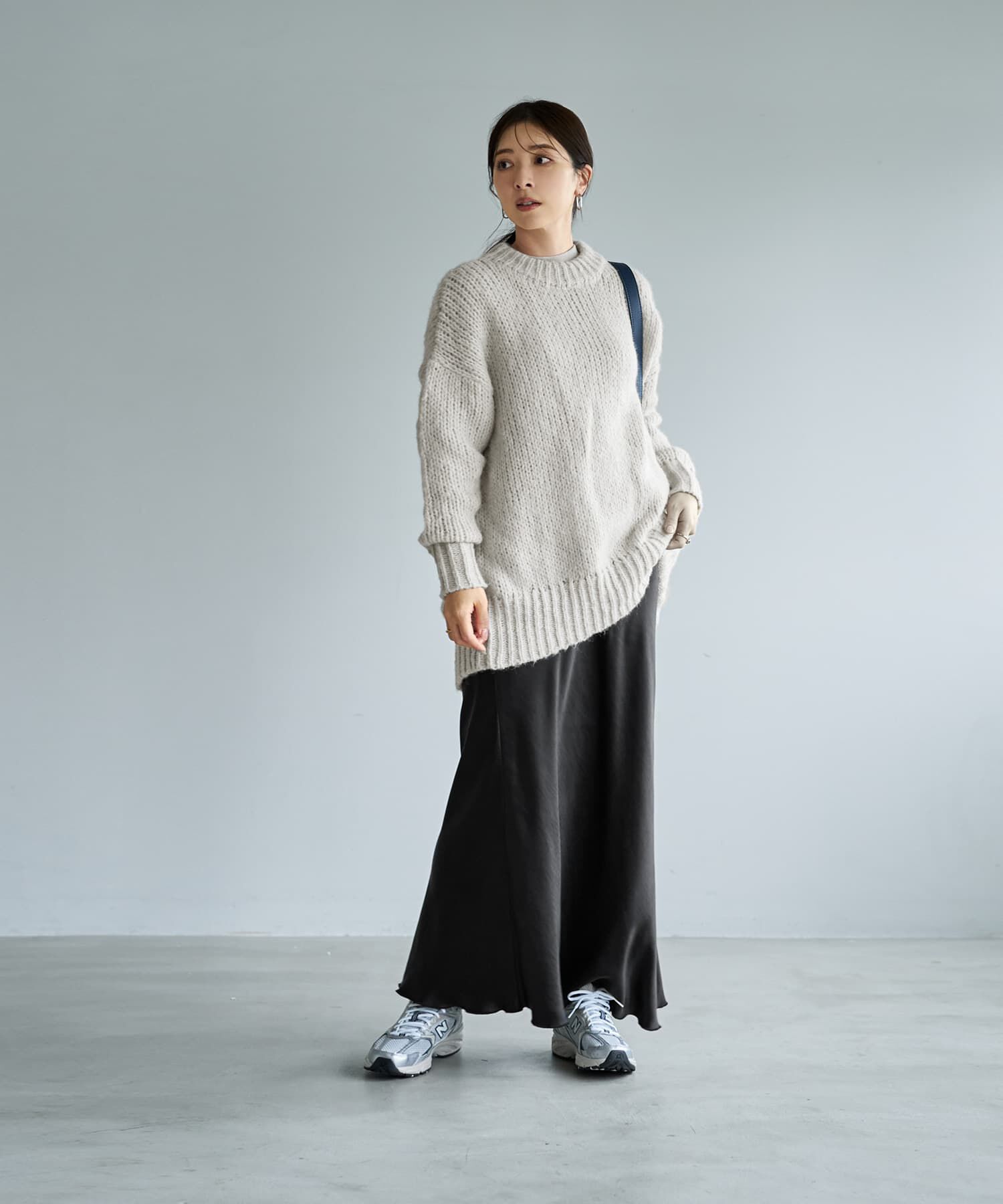 STYLE DELI「ルーズ編みニットビッグプルオーバー」|ニット・セーター|