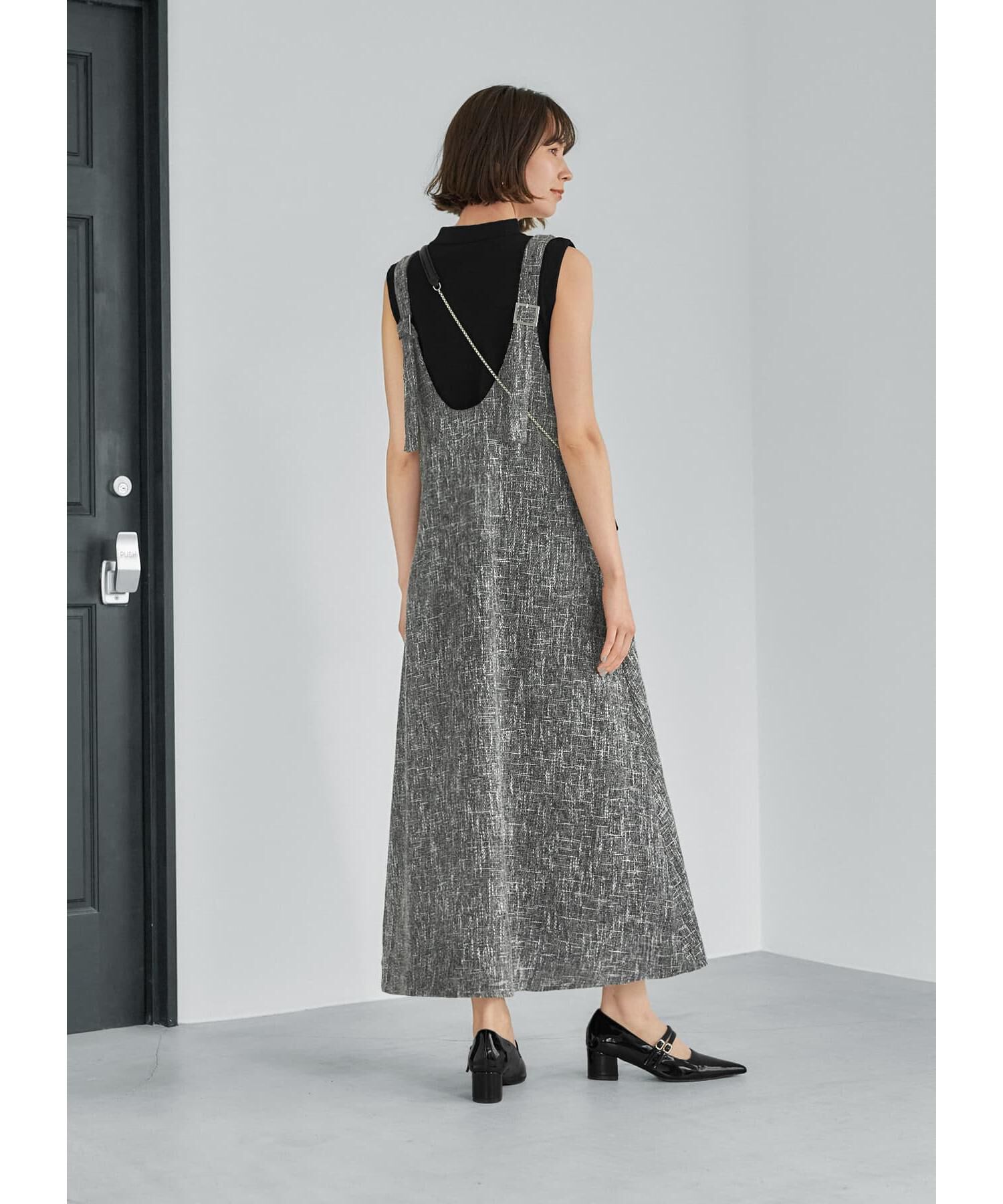 STYLE DELI「【LUXE】サマーツイードジャンパースカート」|ジャンパースカート|