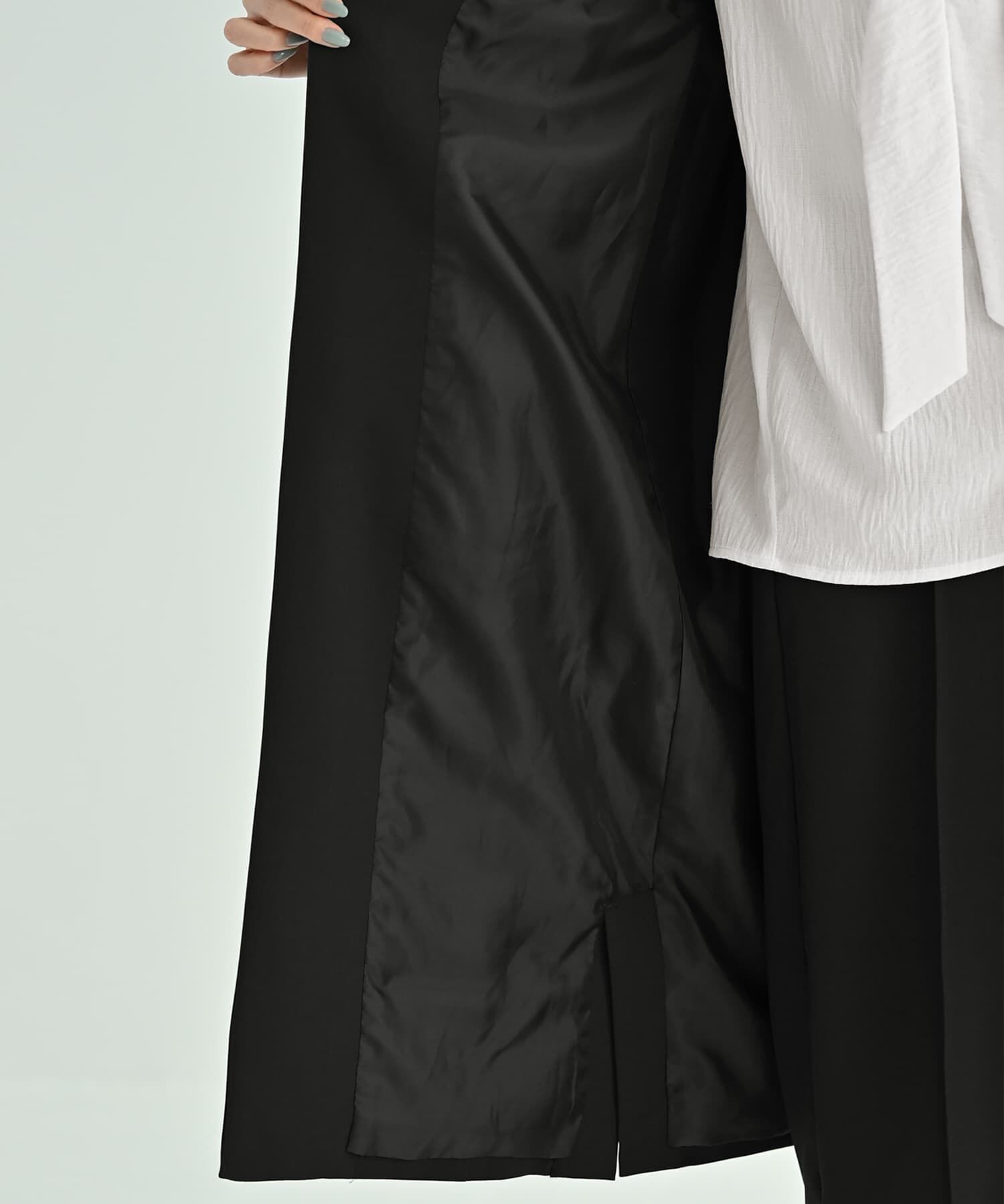 STYLE DELI「【Kana Oyama&times;BLK001】ロングジレ／DELI size」|ベスト・ジレ|