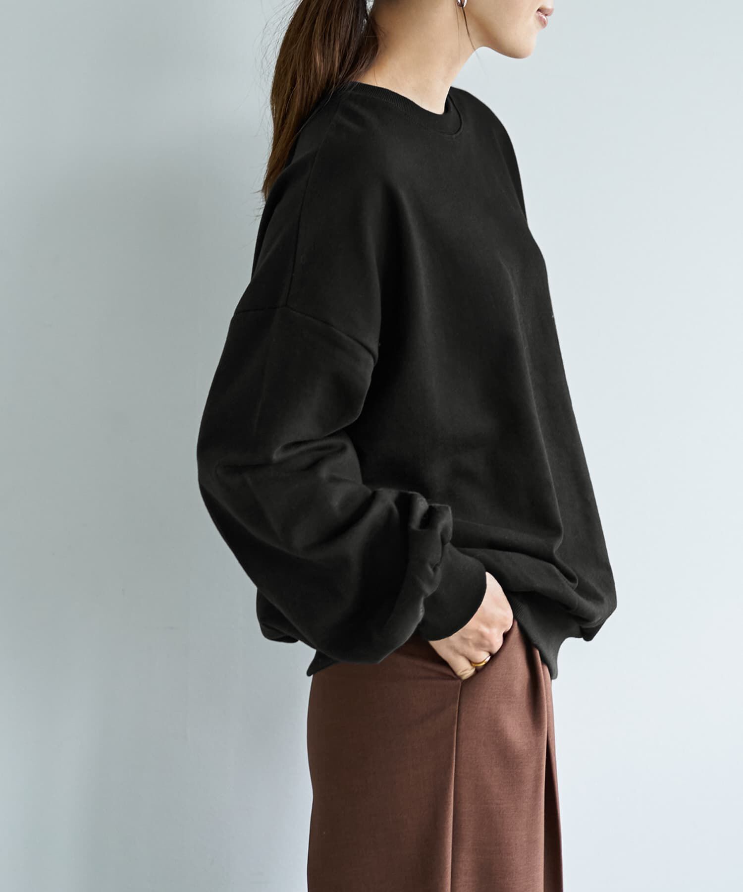 STYLE DELI「ボリュームダウンスウェットトップス」|スウェット・ジャージ|