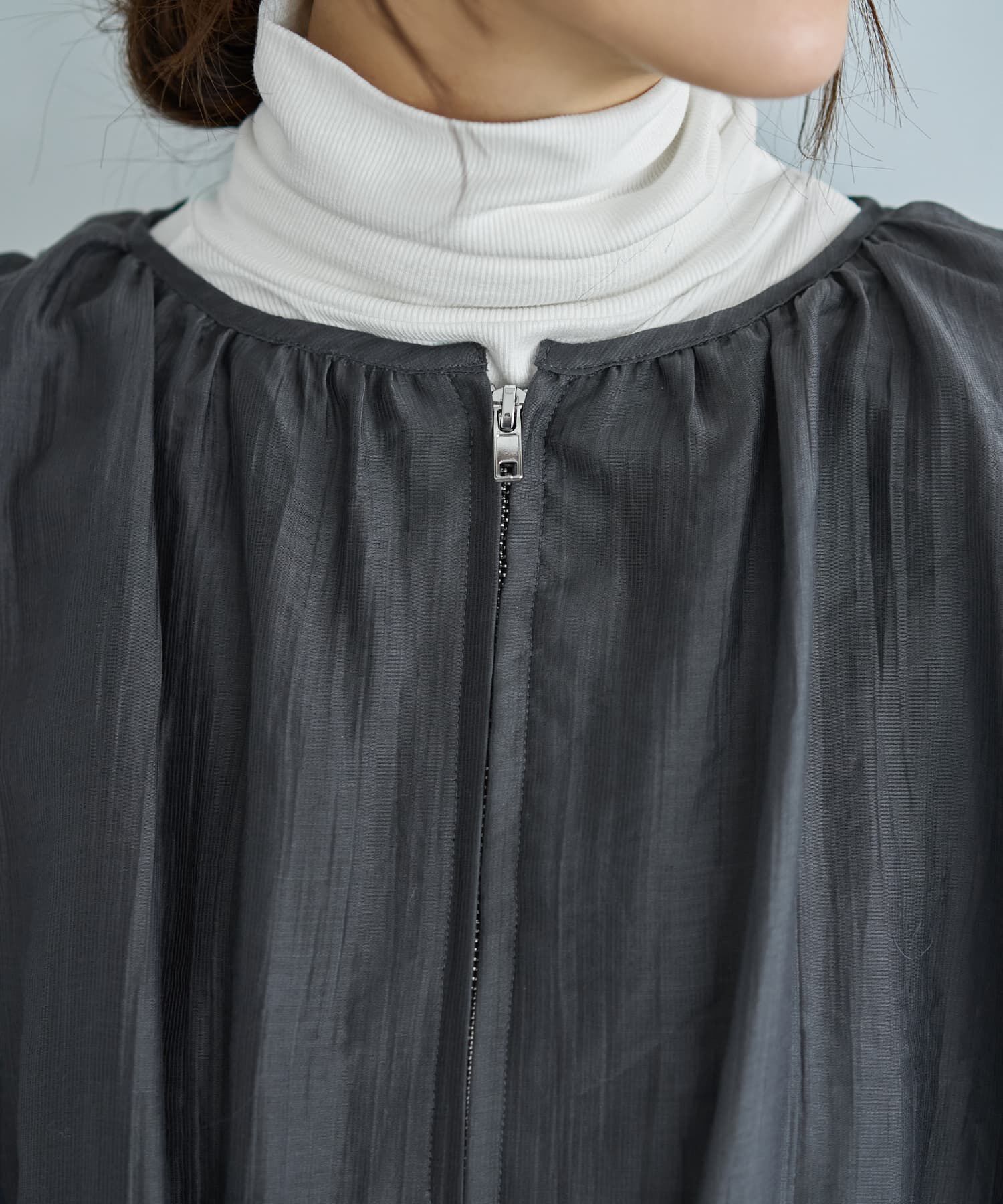 STYLE DELI「便利な楊柳ブラウスブルゾン」|カーディガン|