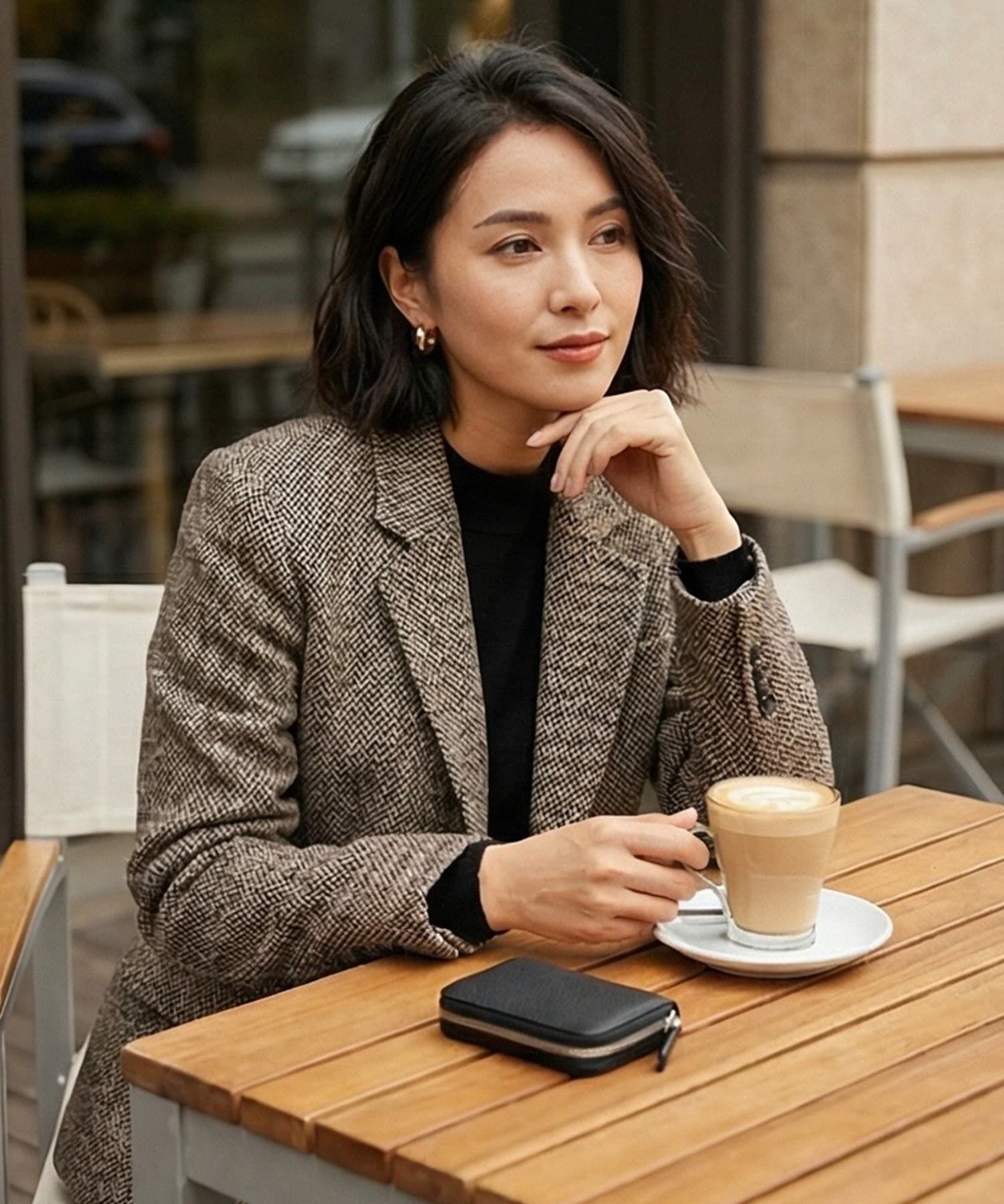 STYLE DELI「【DELI by】ミニマルリアルレザーカードウォレット」|名刺入れ・カードケース|