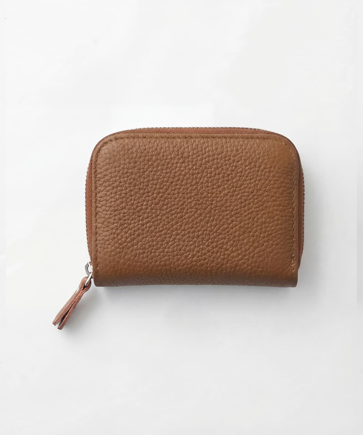 STYLE DELI「【DELI by】ミニマルリアルレザーカードウォレット」|名刺入れ・カードケース|ライトブラウン