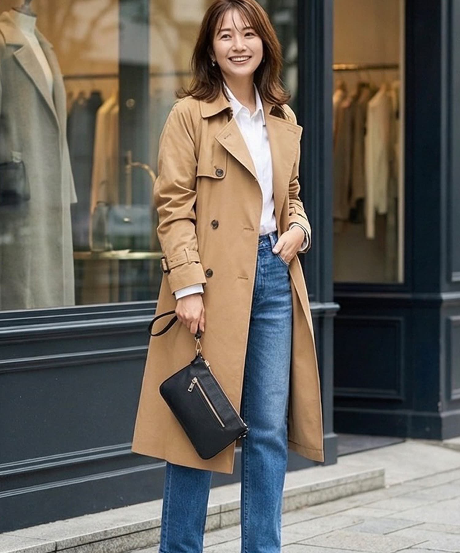 STYLE DELI「【DELI by】リアルレザー2WAYミニショルダー＆クラッチバッグ」|ショルダー・メッセンジャー|