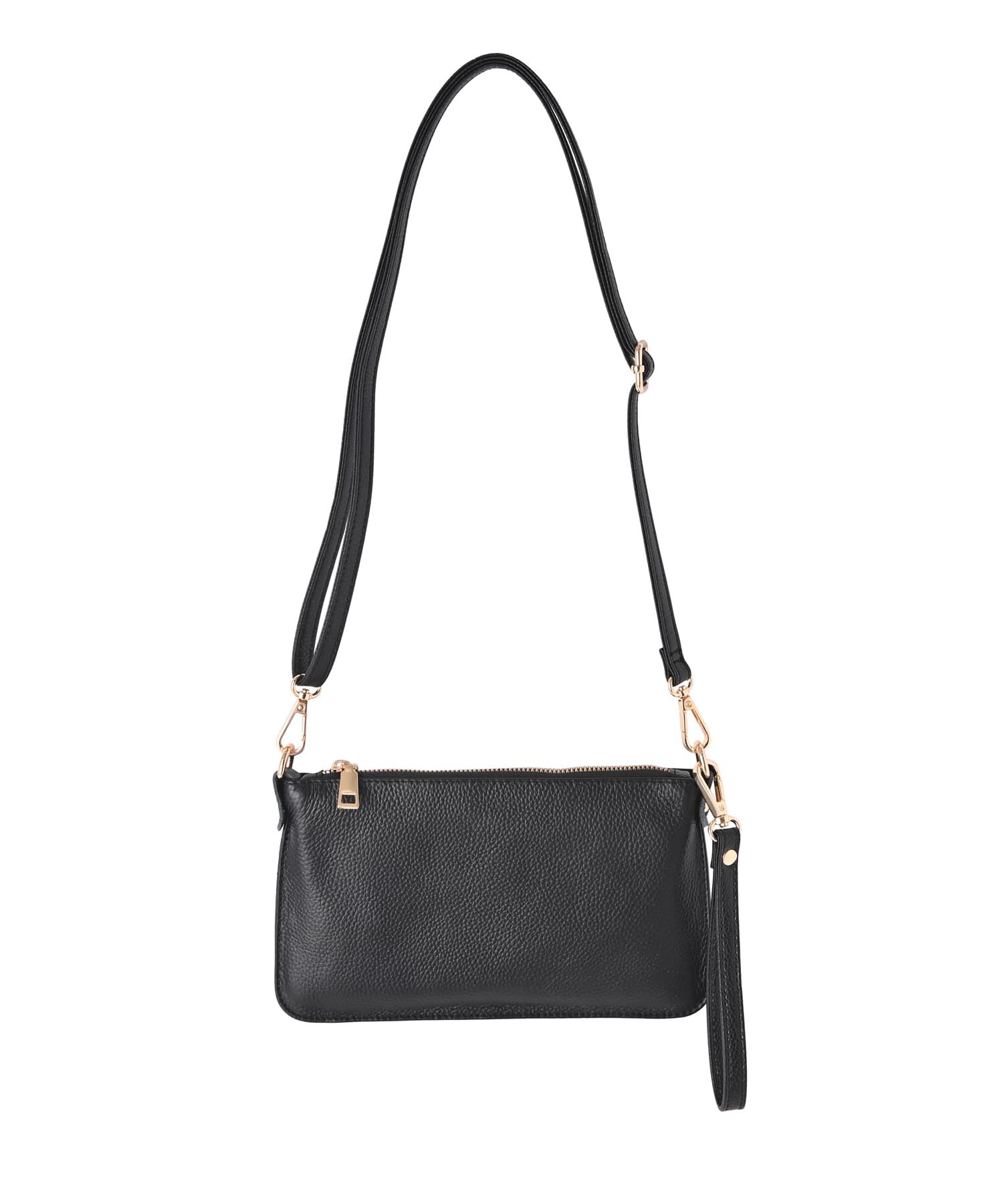 STYLE DELI「【DELI by】リアルレザー2WAYミニショルダー＆クラッチバッグ」|ショルダー・メッセンジャー|