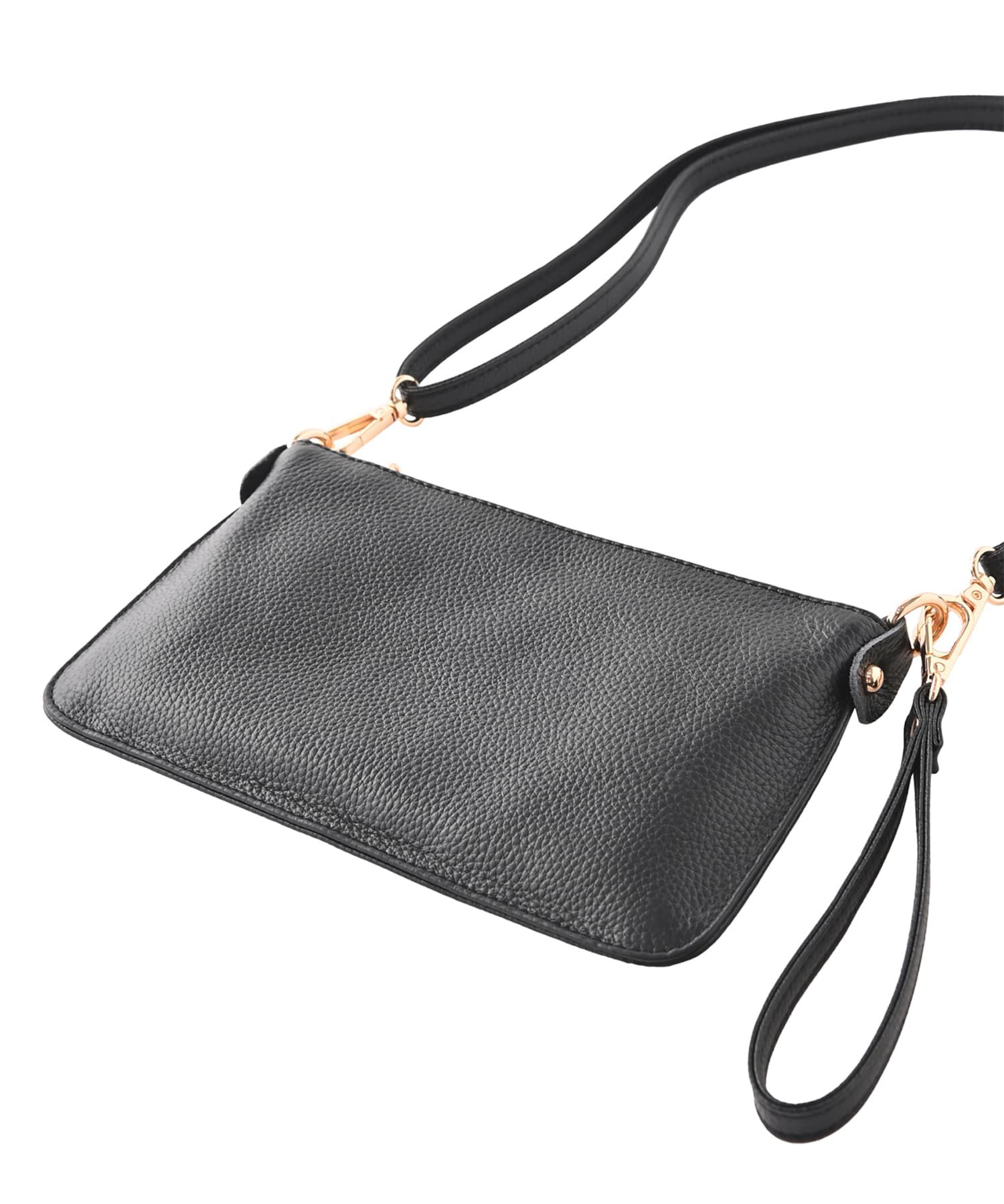 STYLE DELI「【DELI by】リアルレザー2WAYミニショルダー＆クラッチバッグ」|ショルダー・メッセンジャー|