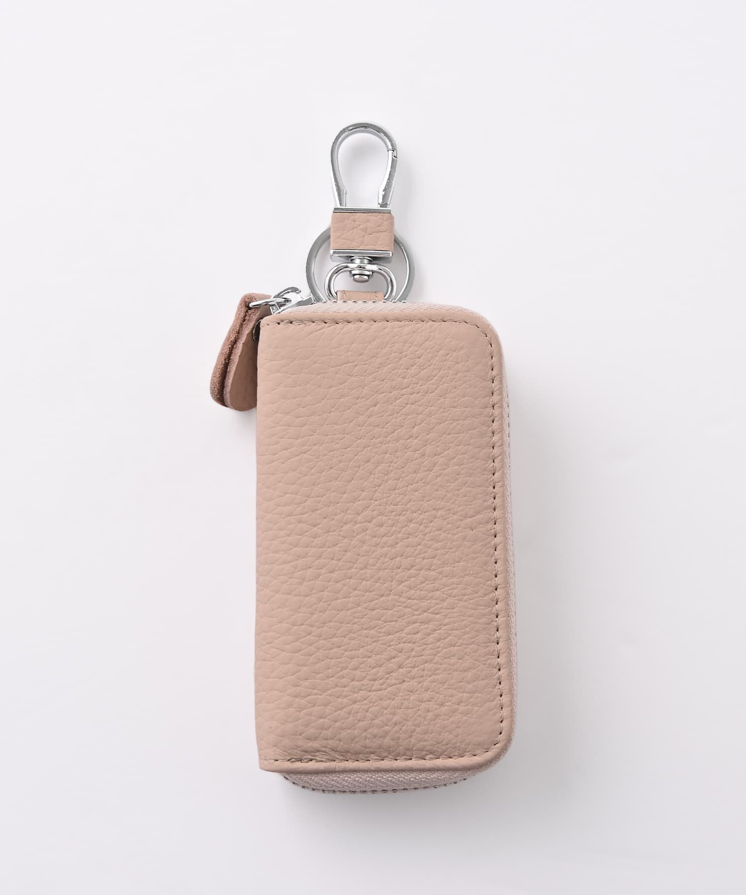 STYLE DELI「【DELI by】すっきり収まる本革ジップキーケース」|キーケース|ライトピンク