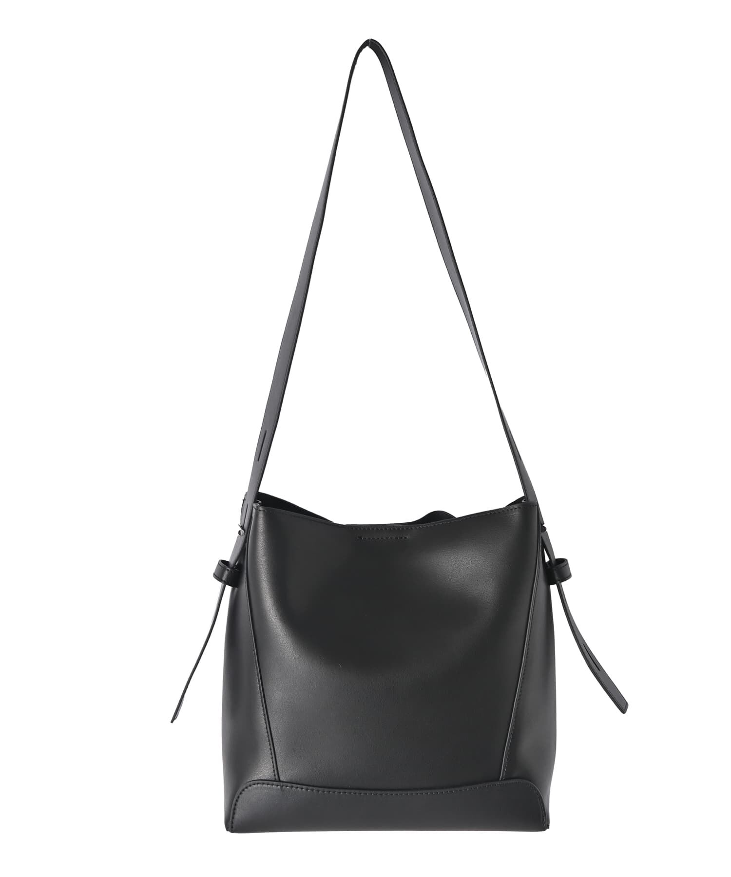 STYLE DELI「【DELI by】カーブフォルムリアルレザーショルダーバッグ」|ショルダー・メッセンジャー|