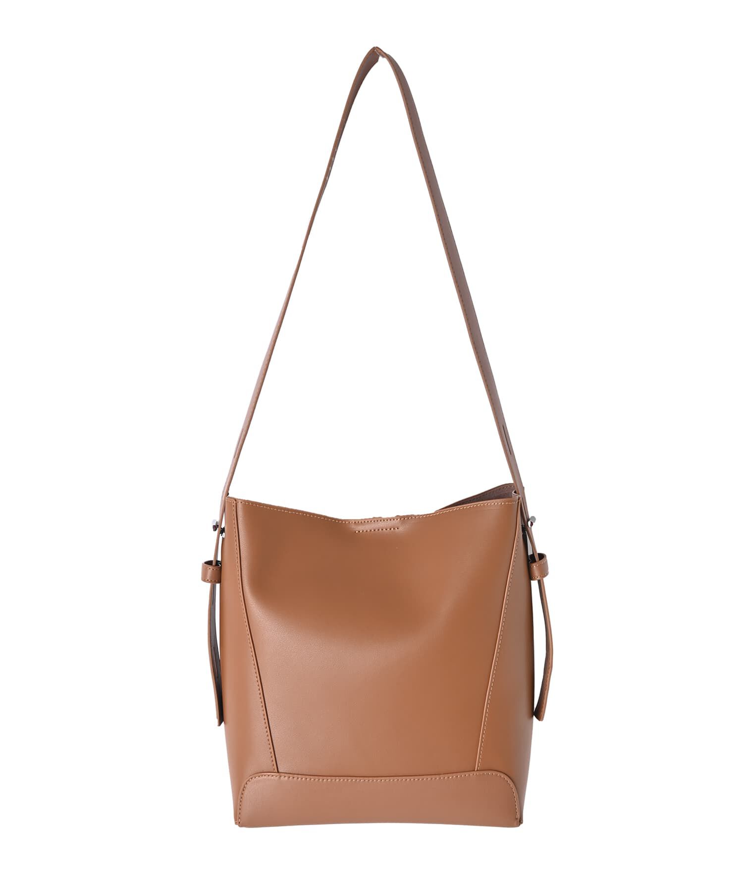 STYLE DELI「【DELI by】カーブフォルムリアルレザーショルダーバッグ」|ショルダー・メッセンジャー|