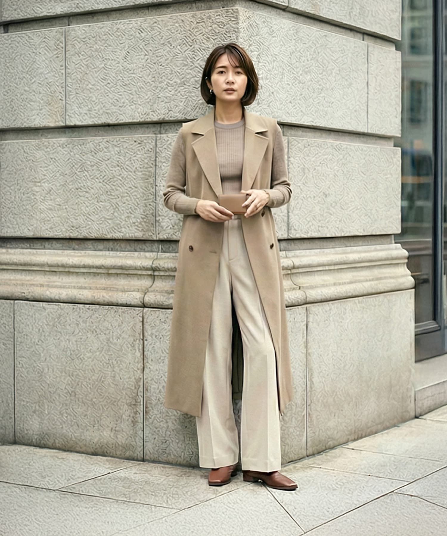 STYLE DELI「【DELI by】フラップデザインリアルレザーコイン＆カードウォレット」|名刺入れ・カードケース|