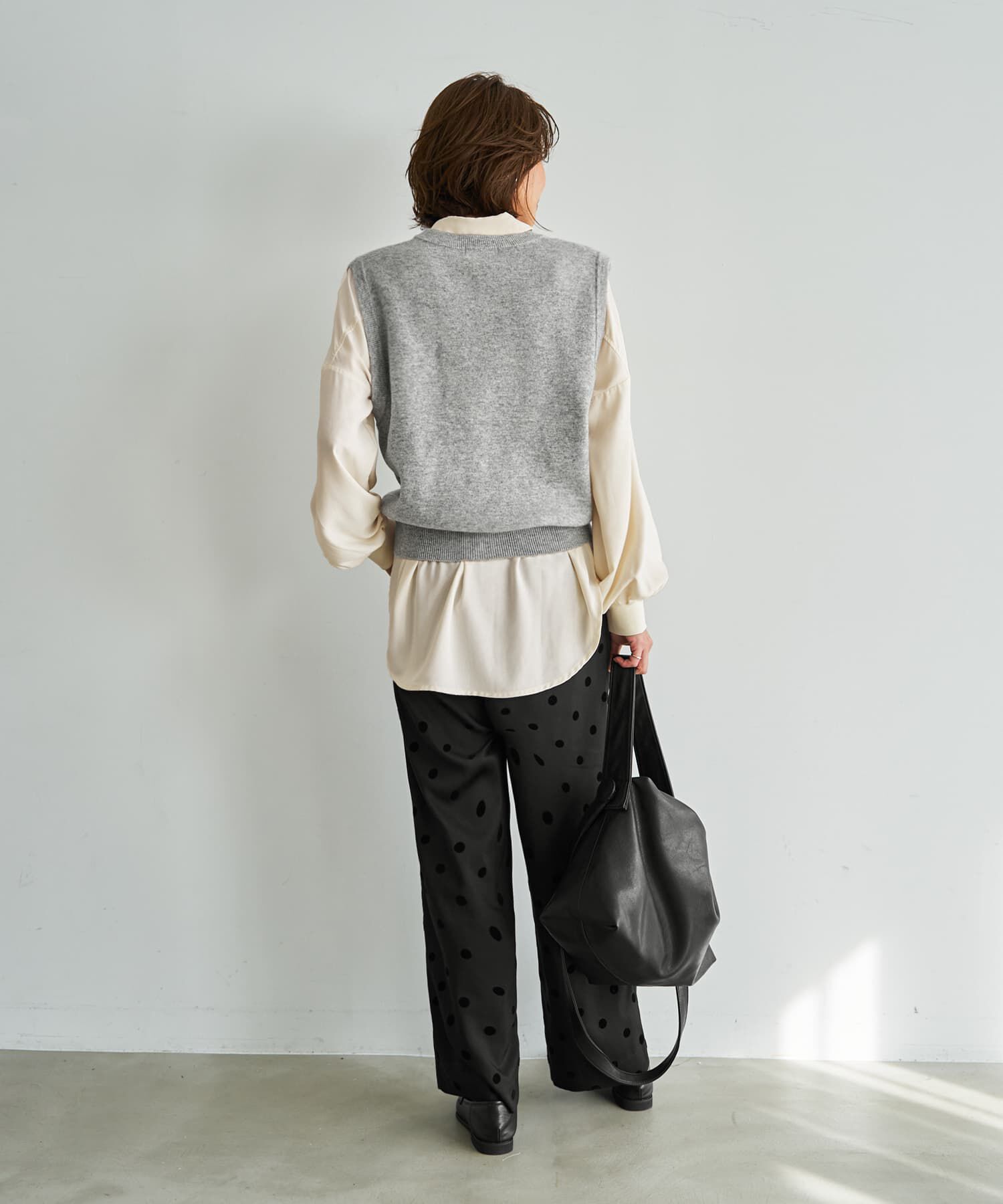 STYLE DELI「ベーシックVネックニットベスト」|ベスト・ジレ|