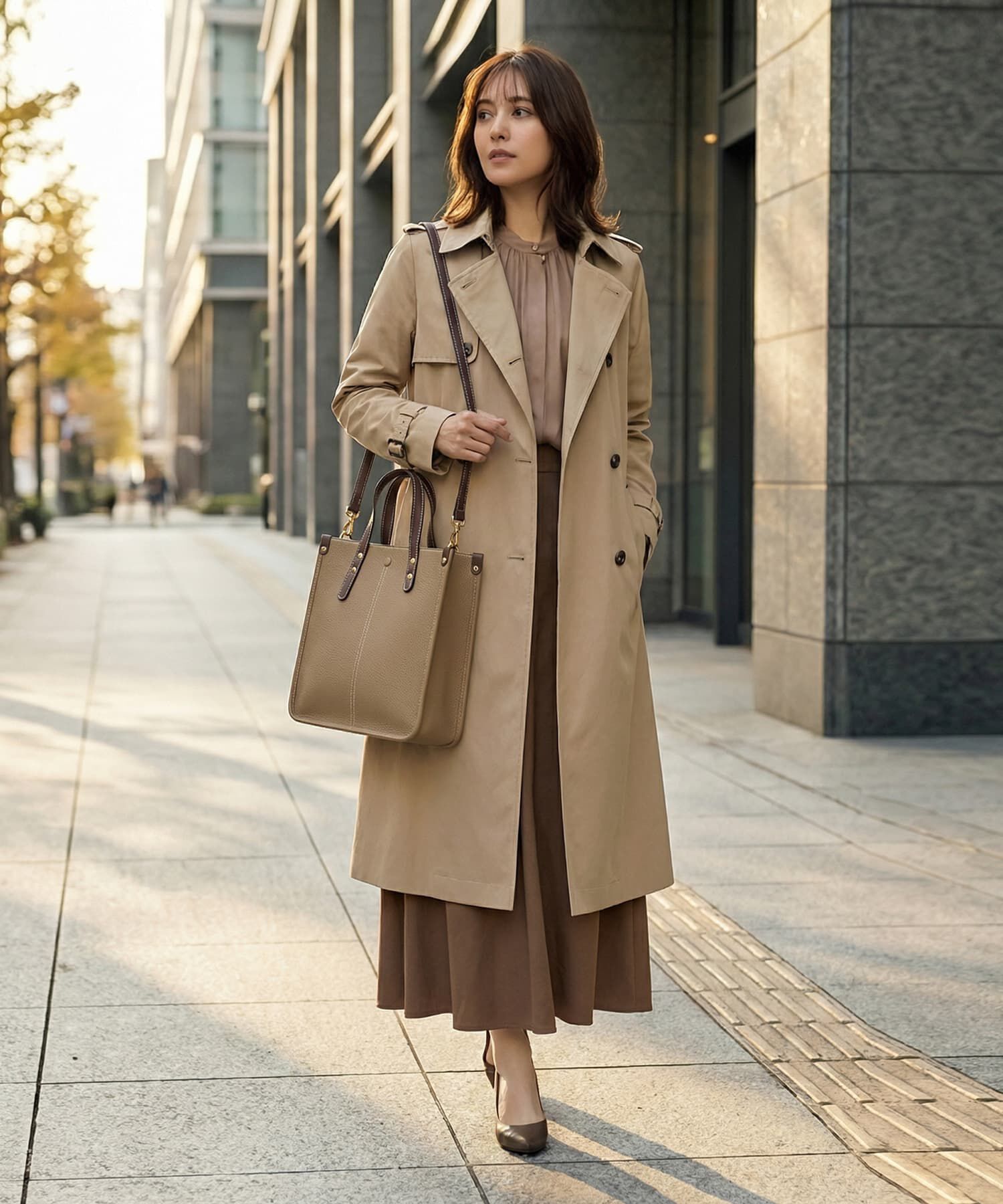 STYLE DELI「【DELI by】クラシック・スクエアレザートート（2WAY）」|トートバッグ|