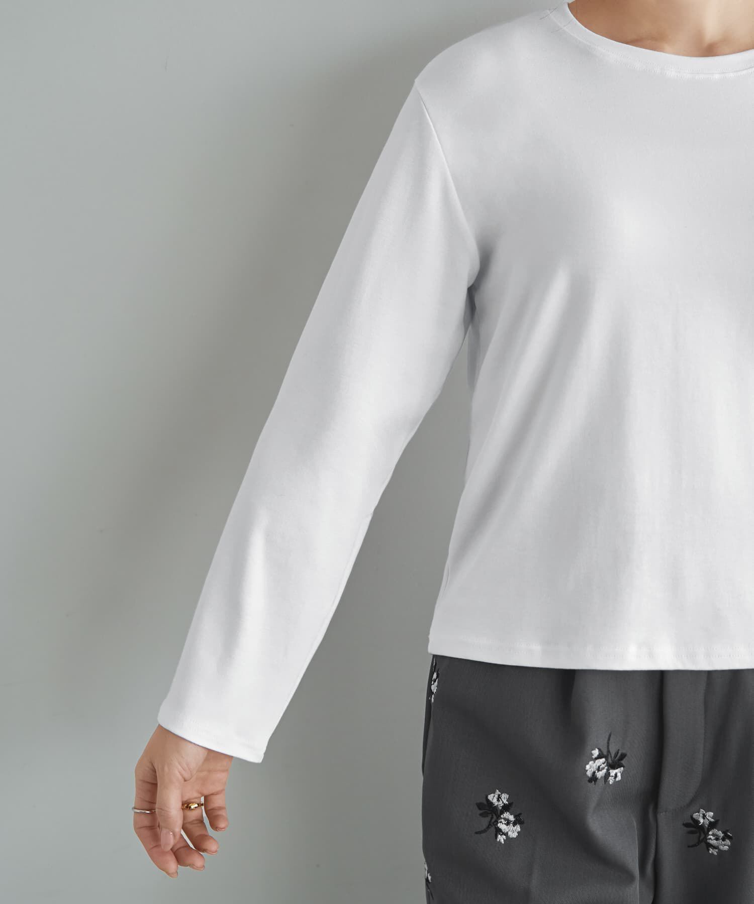 STYLE DELI「なんかカワイイ長袖シンプルTシャツ」|Tシャツ・カットソー|