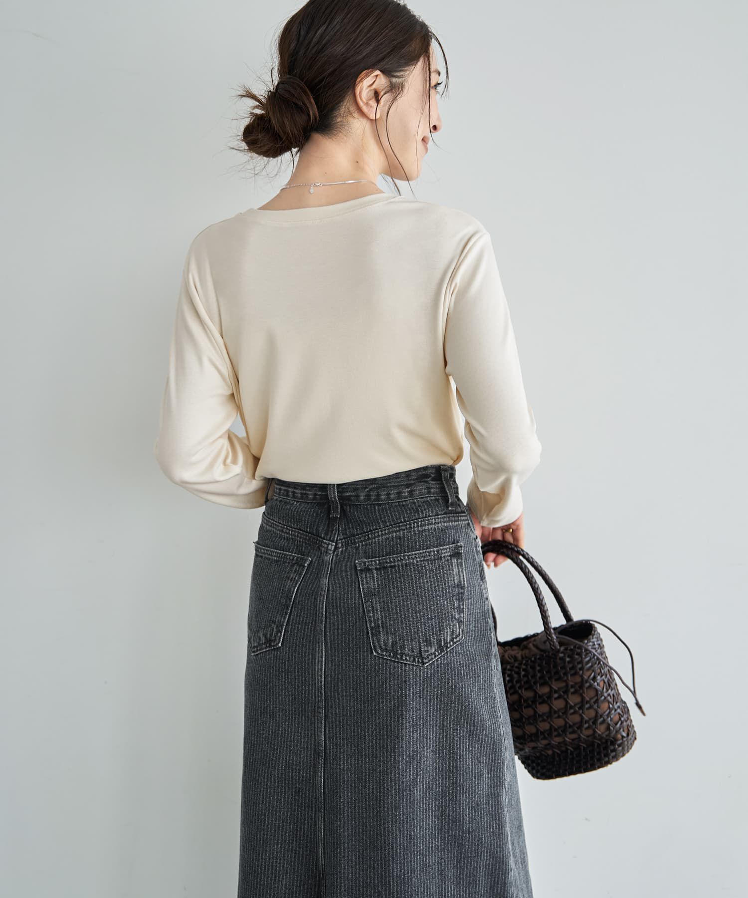 STYLE DELI「なんかカワイイ長袖シンプルTシャツ」|Tシャツ・カットソー|