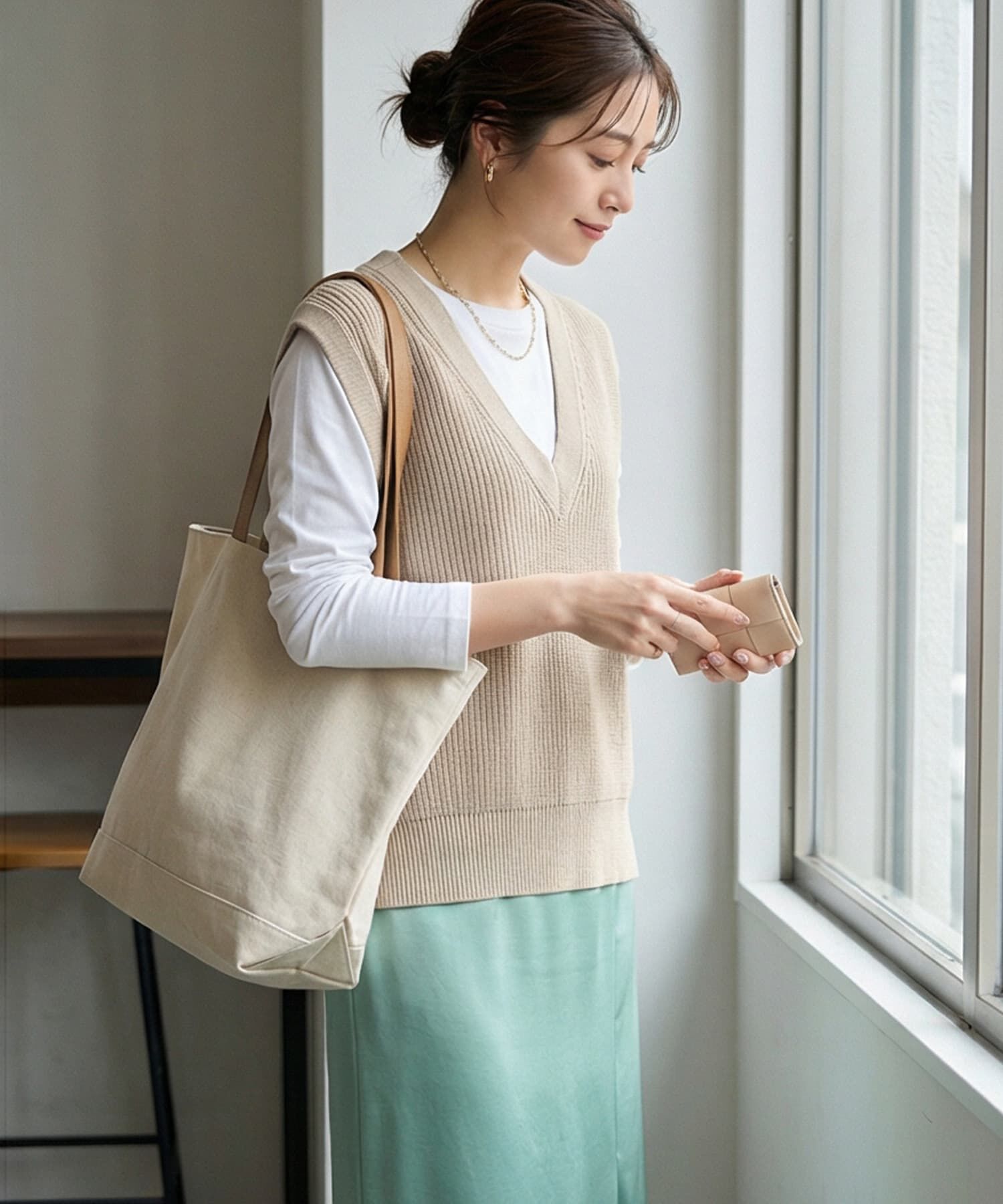 STYLE DELI「【DELI by】編み込みラムレザーカードホルダー」|名刺入れ・カードケース|