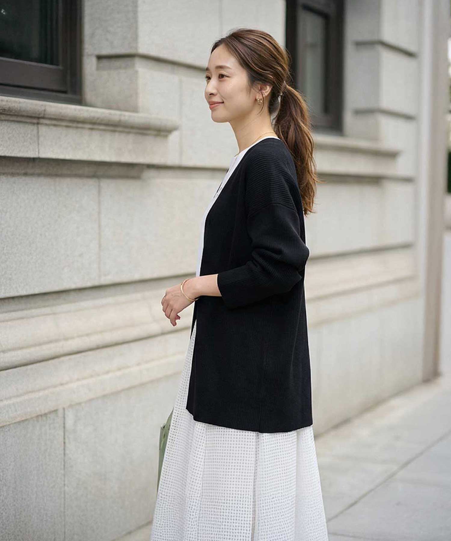 STYLE DELI「リブ編みトッパーカーディガン」|カーディガン|