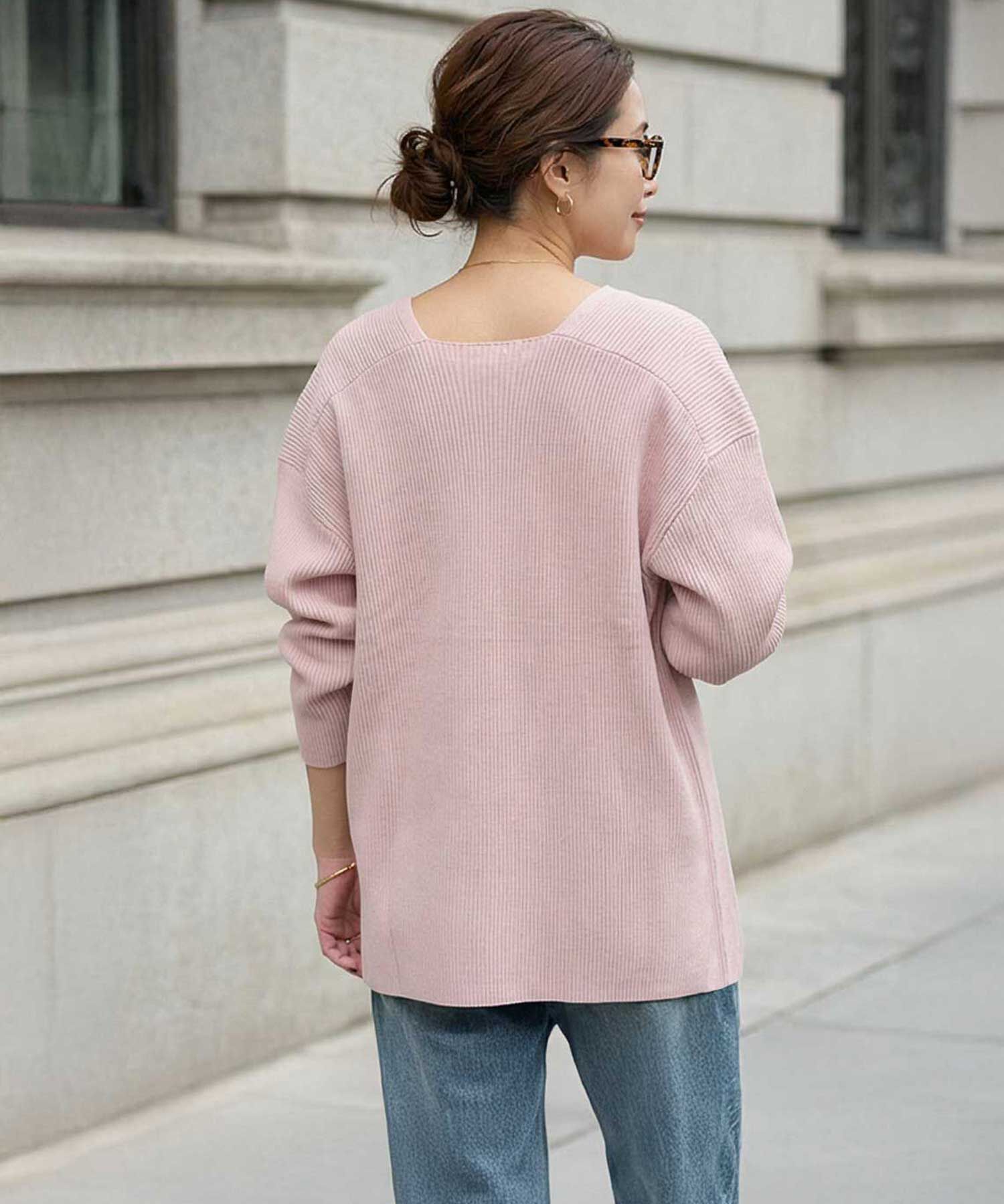 STYLE DELI「リブ編みトッパーカーディガン」|カーディガン|