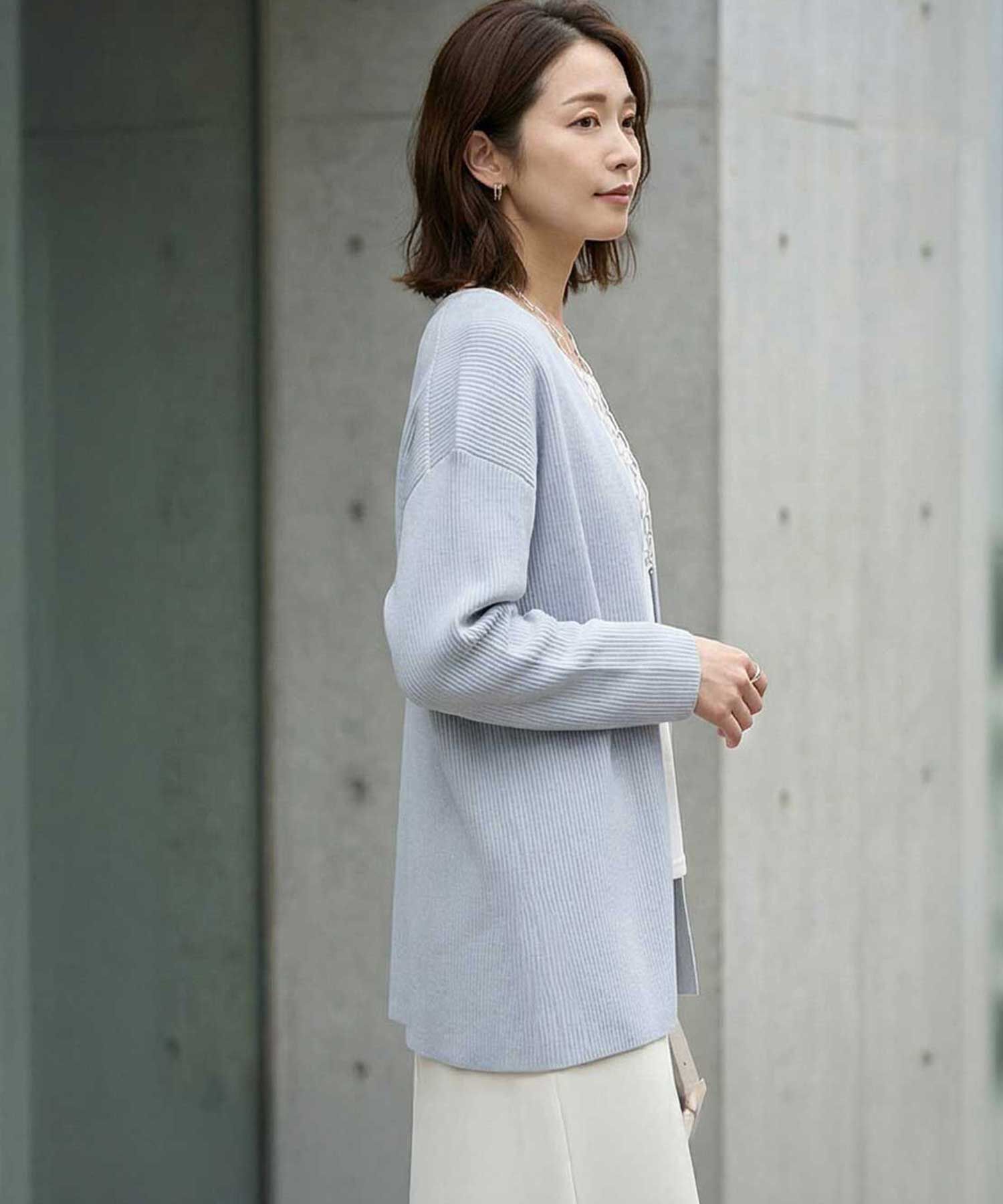 STYLE DELI「リブ編みトッパーカーディガン」|カーディガン|