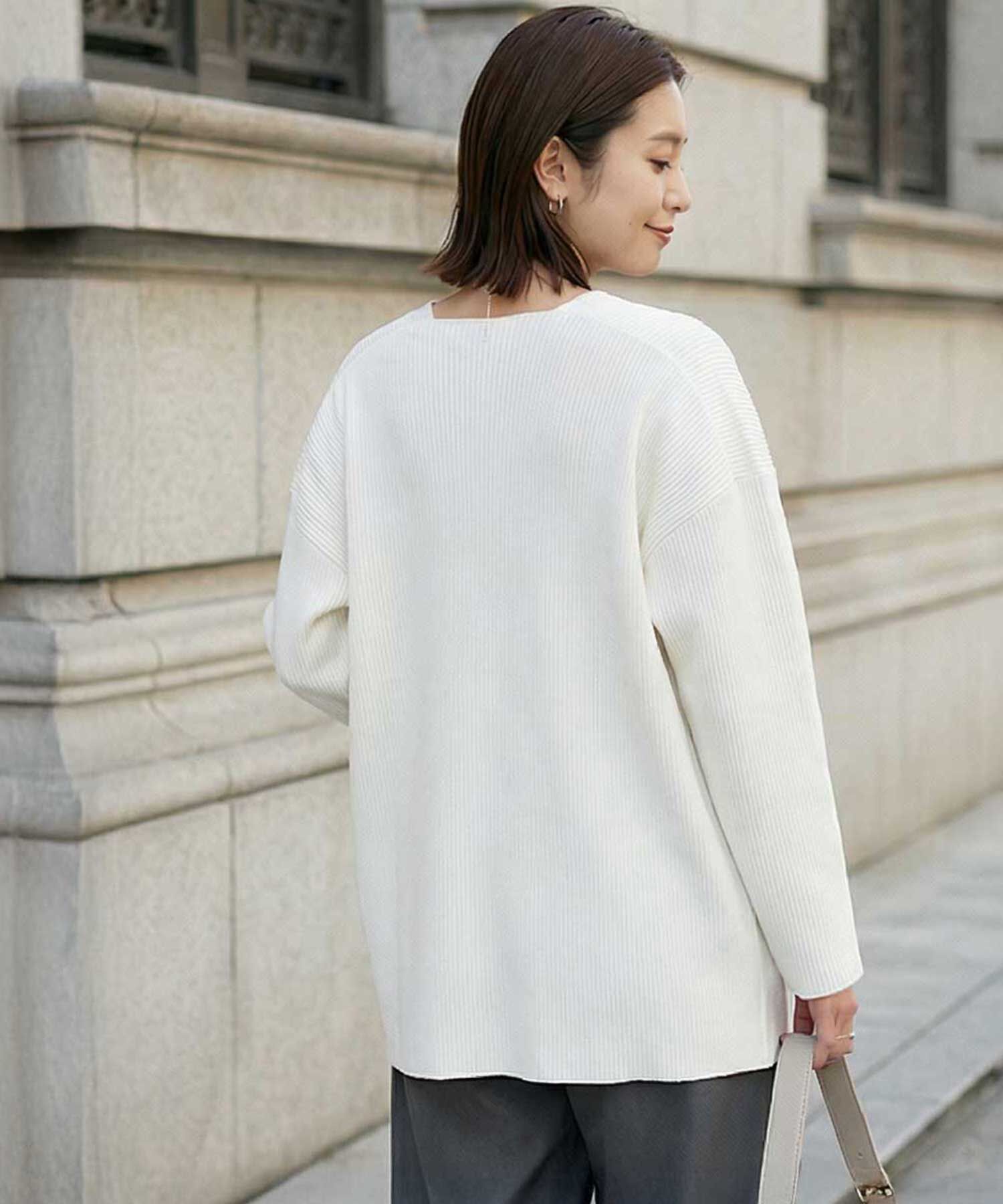 STYLE DELI「リブ編みトッパーカーディガン」|カーディガン|