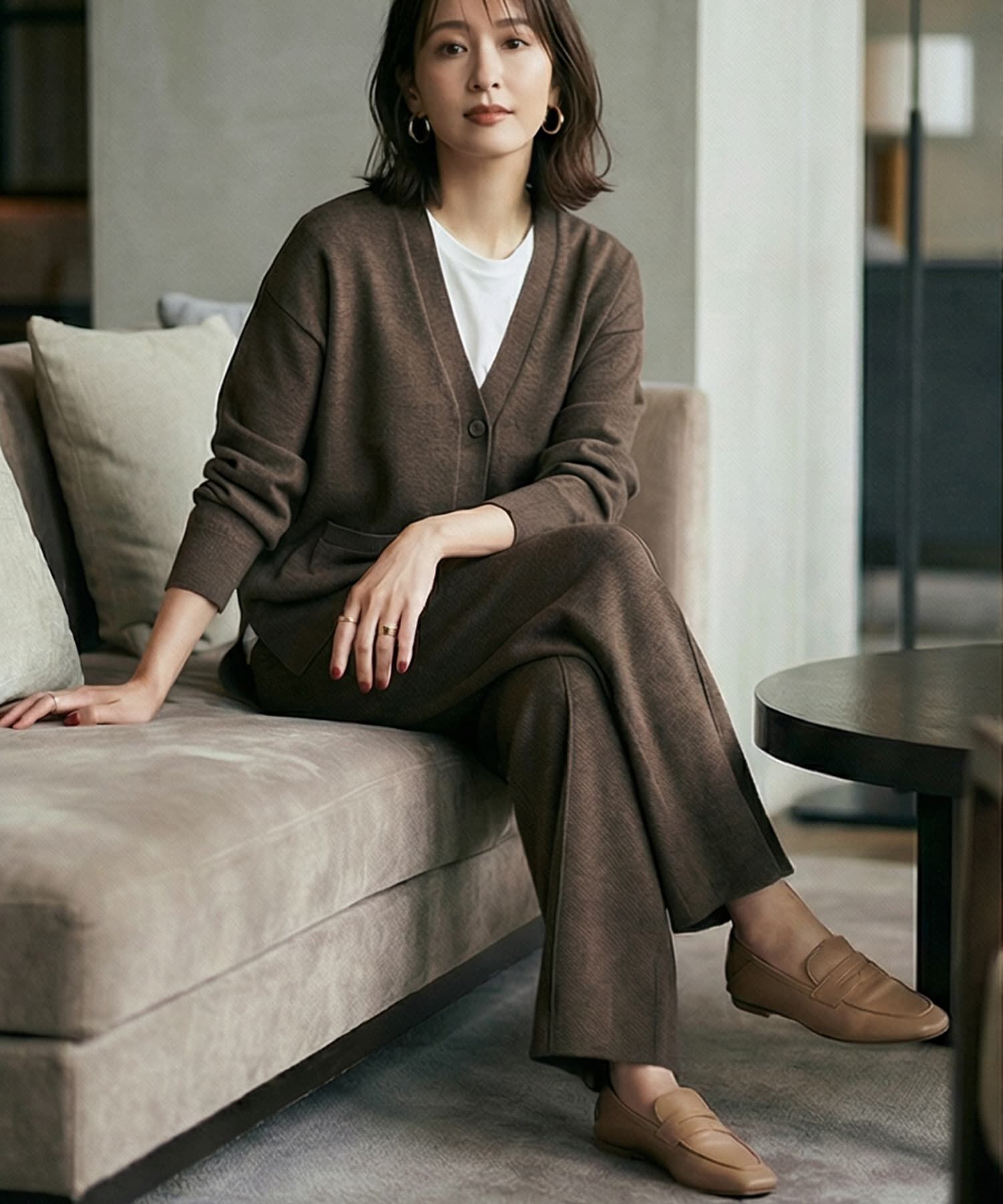 STYLE DELI「【DELI by】なめらかニットワイドパンツ」|その他|