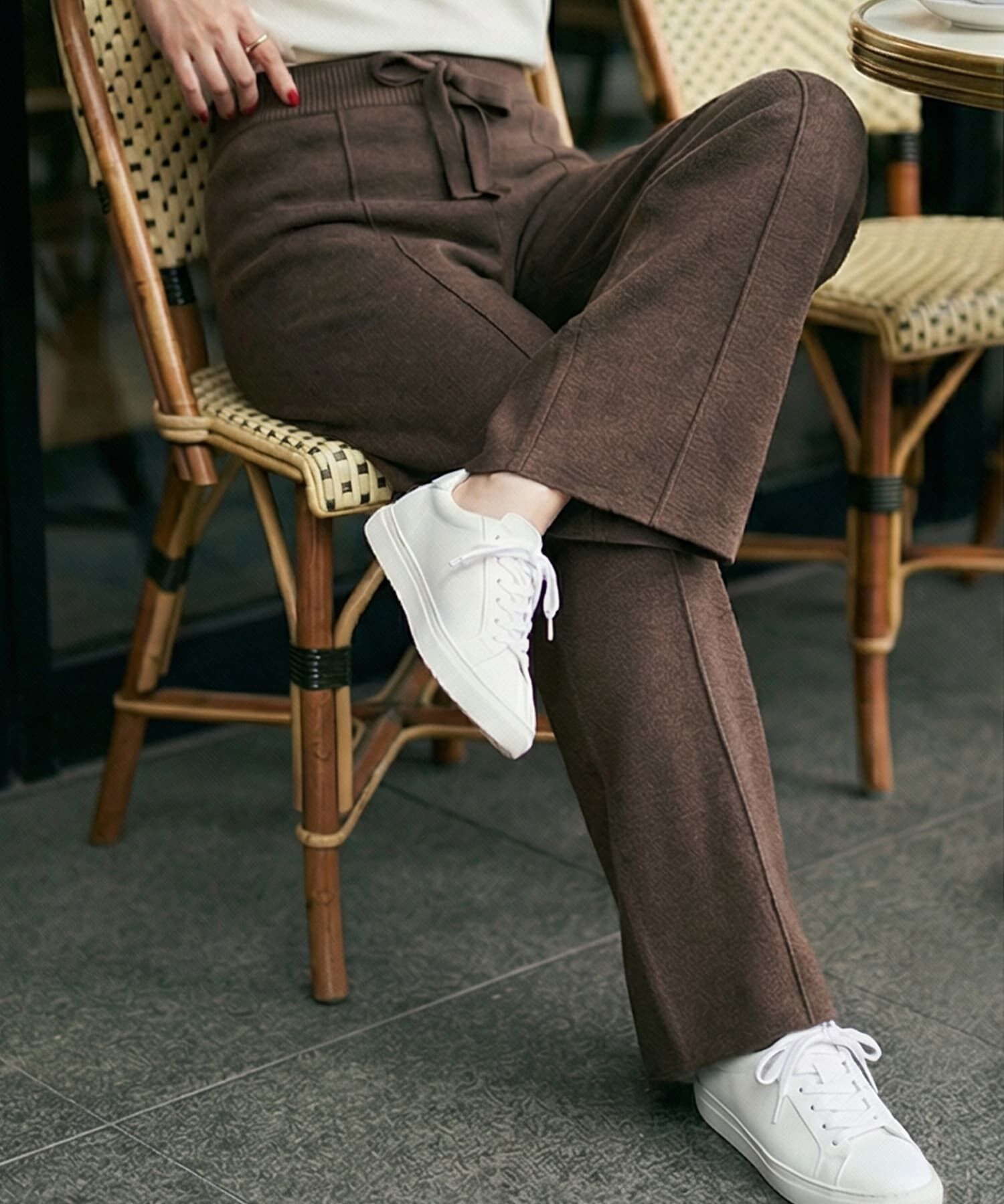 STYLE DELI「【DELI by】なめらかニットワイドパンツ」|その他|