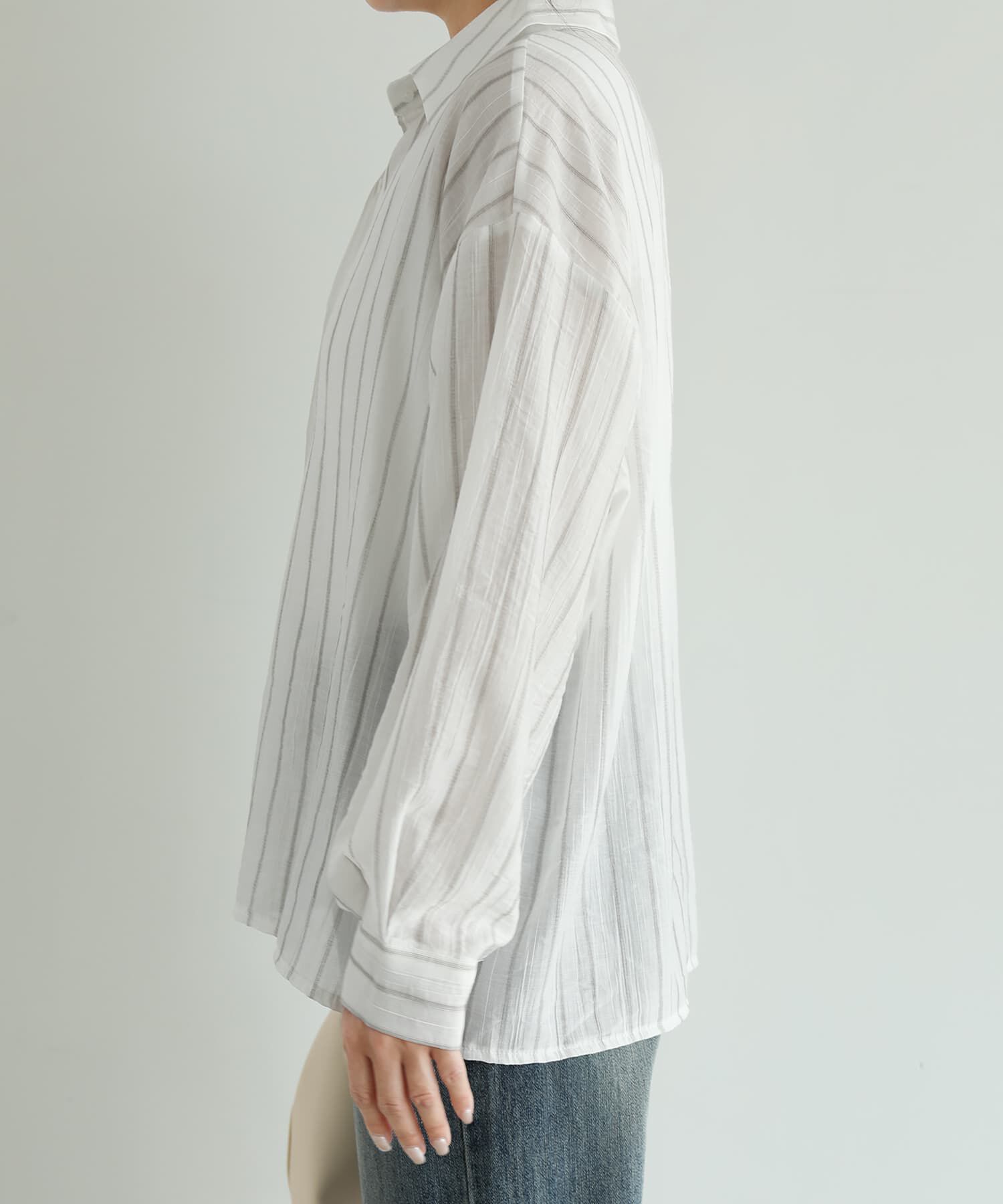 STYLE DELI「エアリーストライプ柄シャツ」|シャツ・ブラウス|