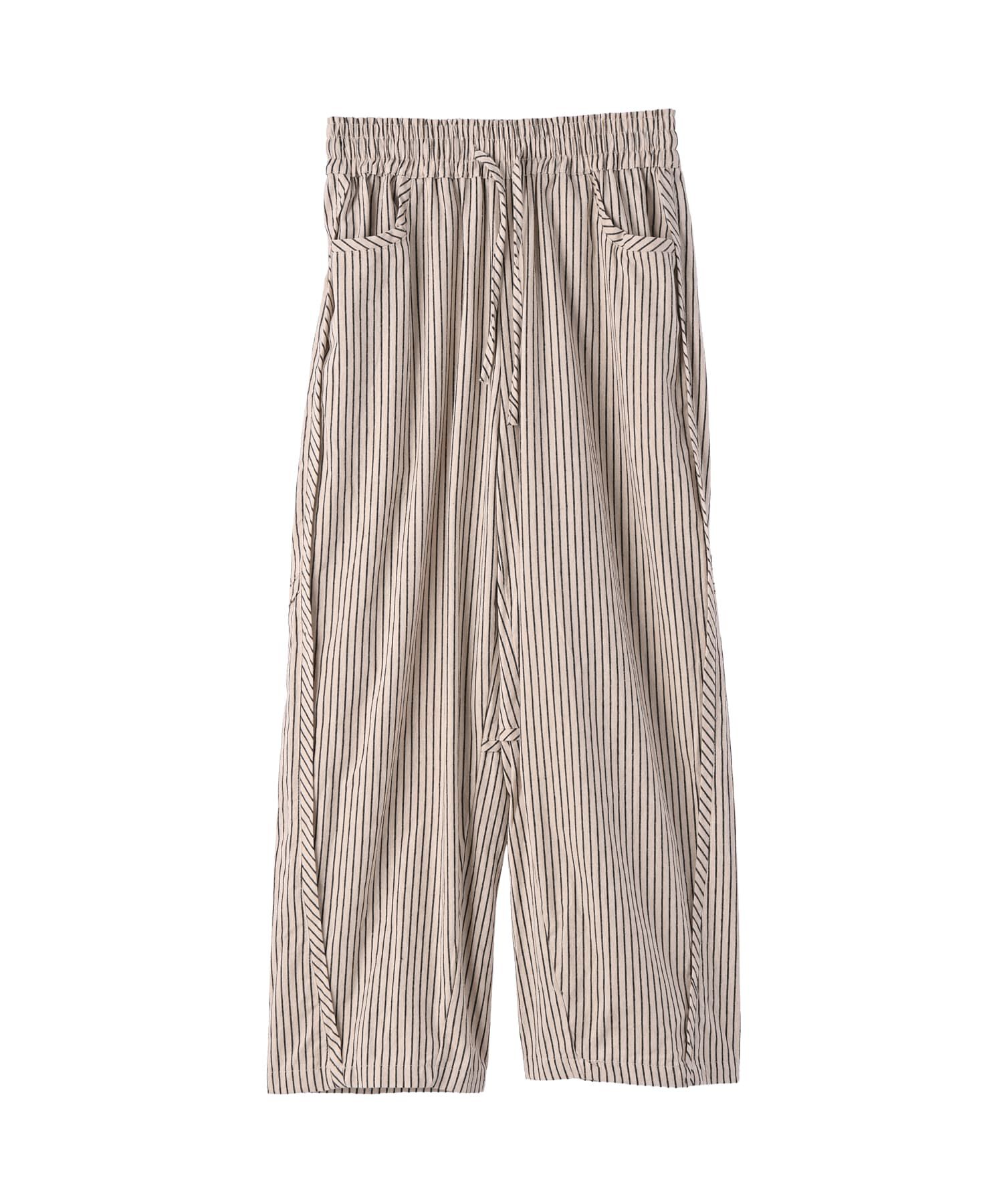 STYLE DELI「【DELI by】ストライプ柄コットン質感イージーパンツ」|その他|