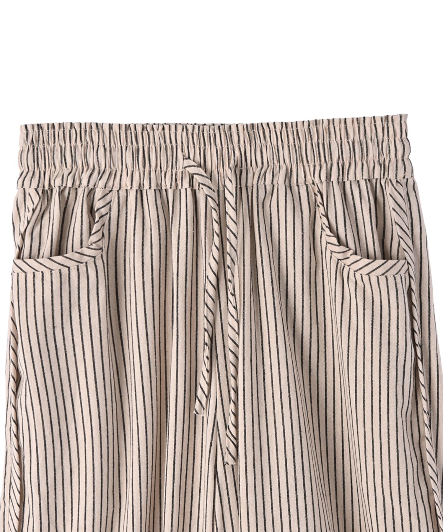 STYLE DELI「【DELI by】ストライプ柄コットン質感イージーパンツ」|その他|