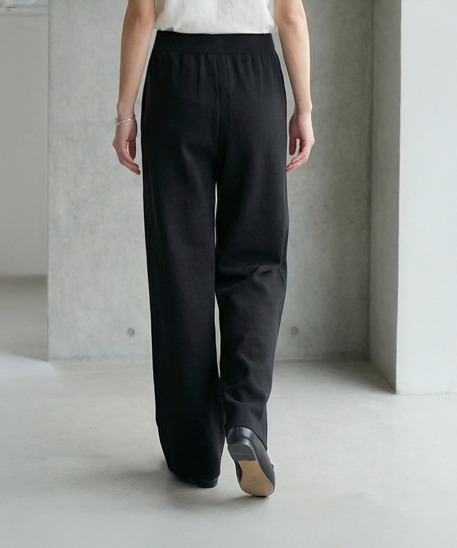  「カーデ型トップス＆パンツセットアップ」|シャツ・ブラウス|