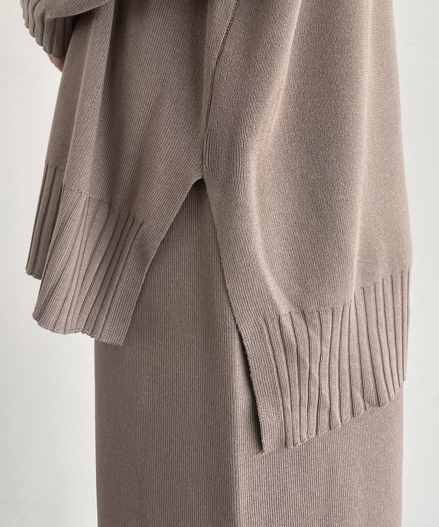  「カーデ型トップス＆パンツセットアップ」|シャツ・ブラウス|