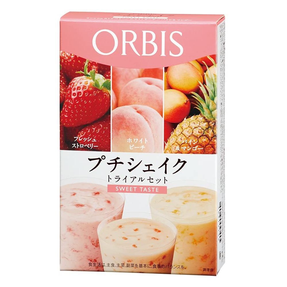 ORBIS「プチシェイク トライアルセット 100g&times;3食分」|健康・美容食品 ※軽減税率対象|スウィートテイスト