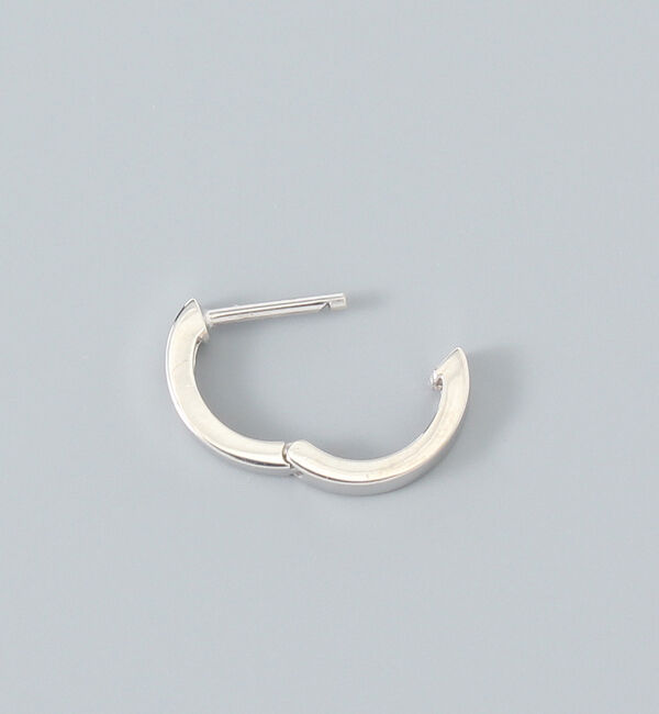 JUPITER「【シリーズ累計販売 2000点突破！】【K10】ストレートフープピアス/ユニセックス/シルバー」|ピアス|