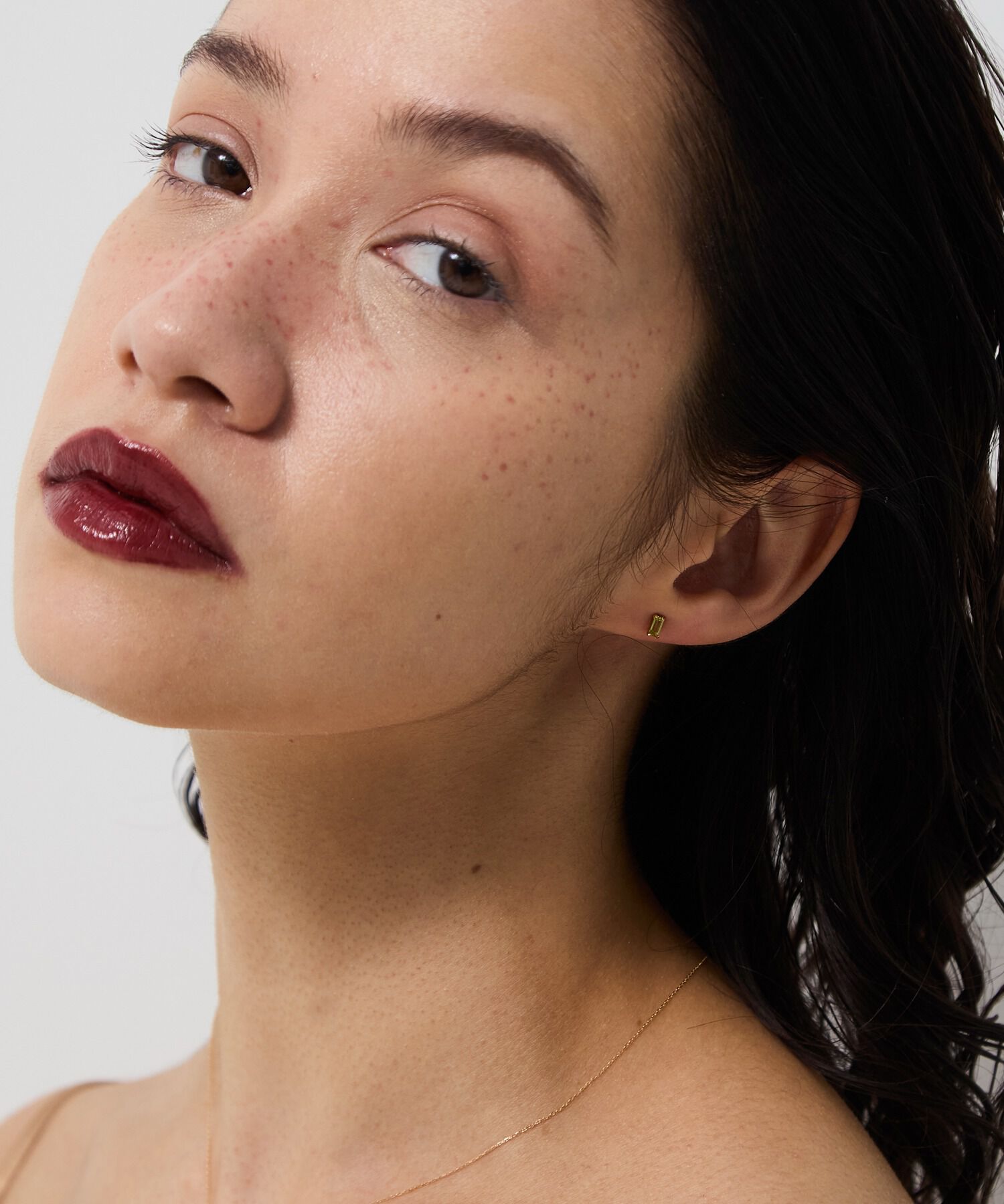 JUPITER「【K10】天然石カクテルプチピアス/片耳　ペリドット」|ピアス|