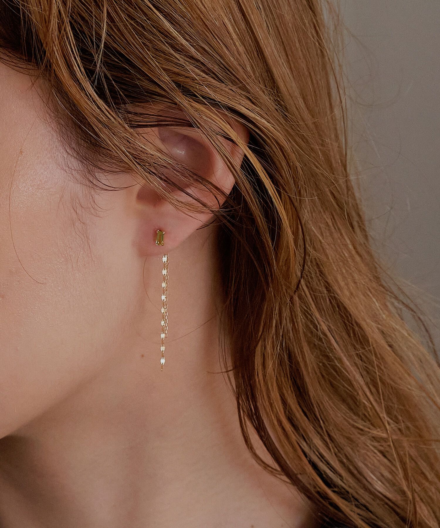 JUPITER「【K10】天然石カクテルプチピアス/片耳　ペリドット」|ピアス|